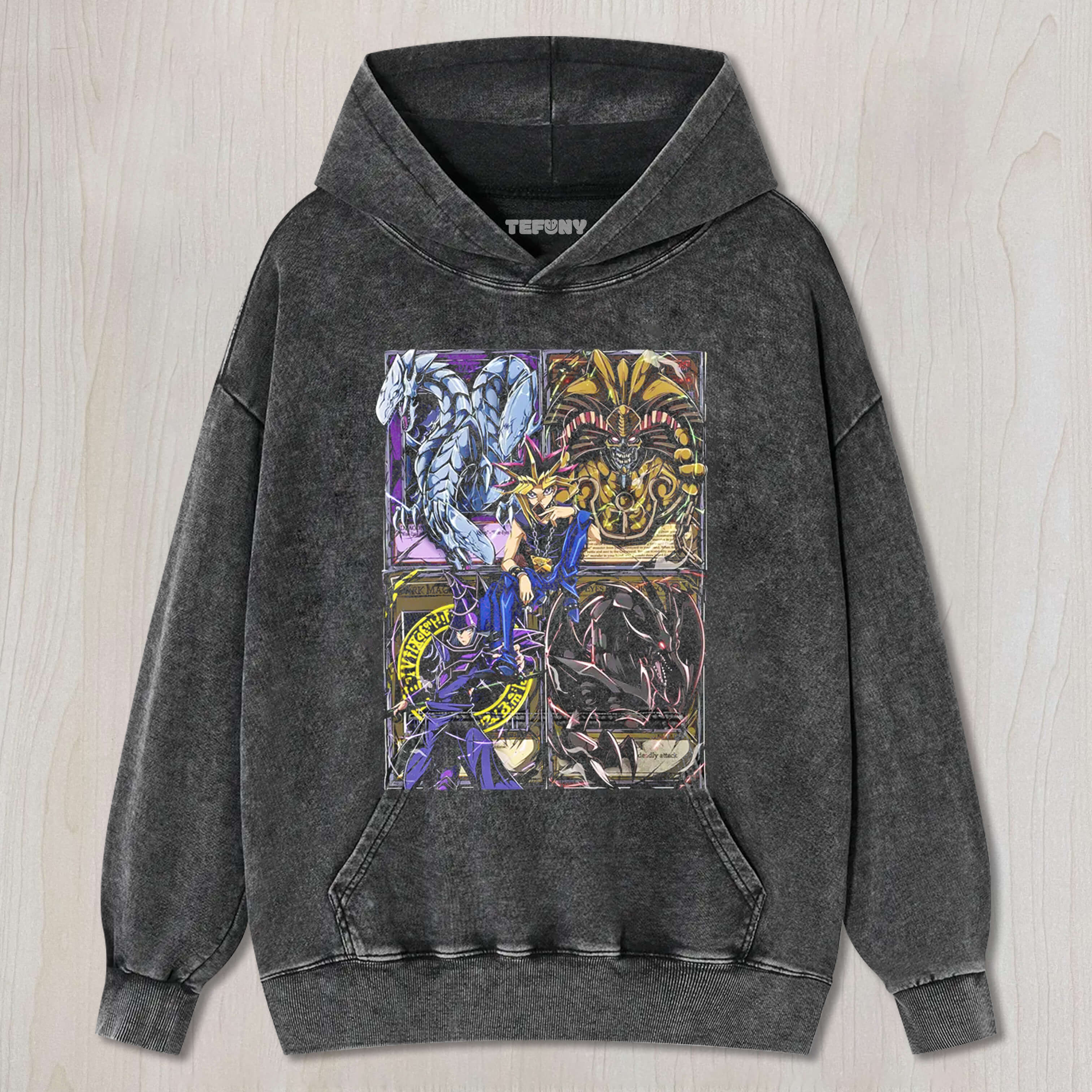 YUGIOH UNISEX WASHED TEE & SWEAT & HOOD