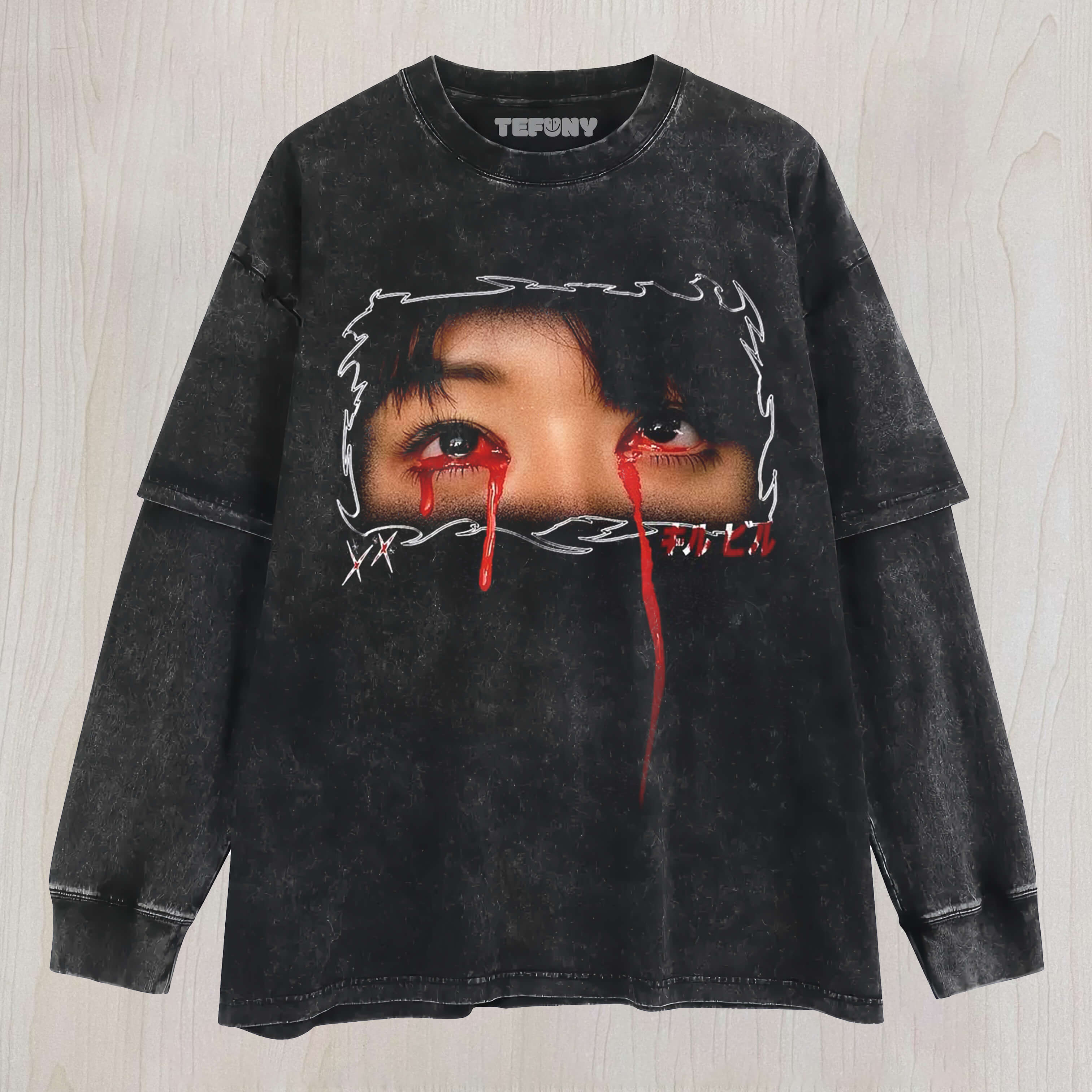 ZEO AND THE KNIGHT LAYERED LONG SLEEVE