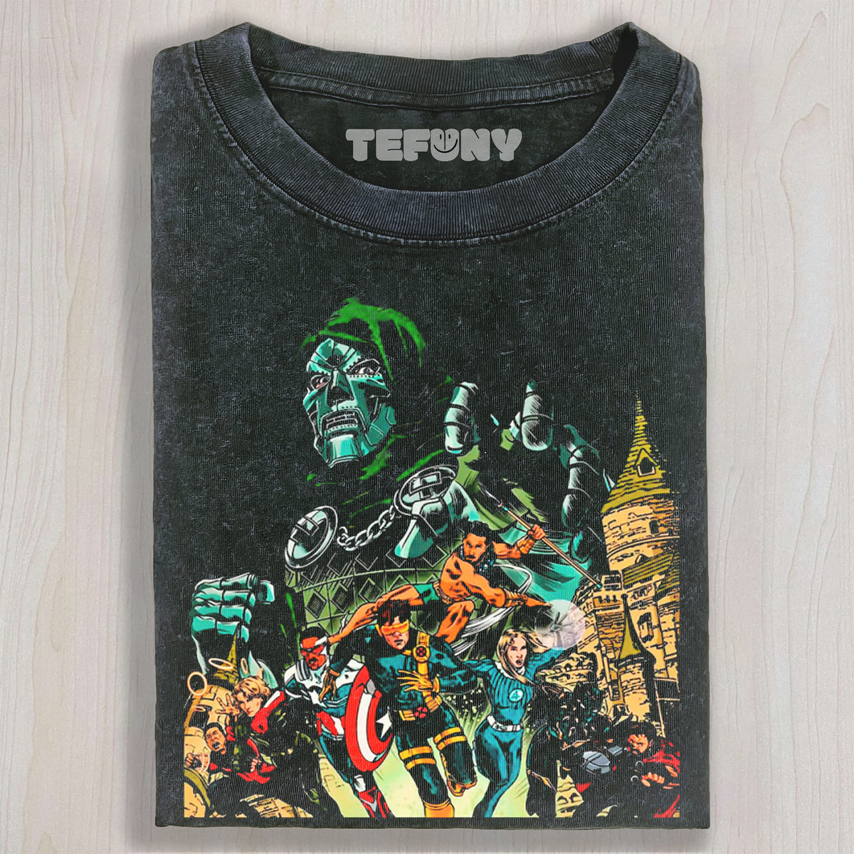 DR.DOOM & THE AVENGERS UNISEX TEE, TANK TOP, LAYERED LS, SWEATSHIRT & HOODIE