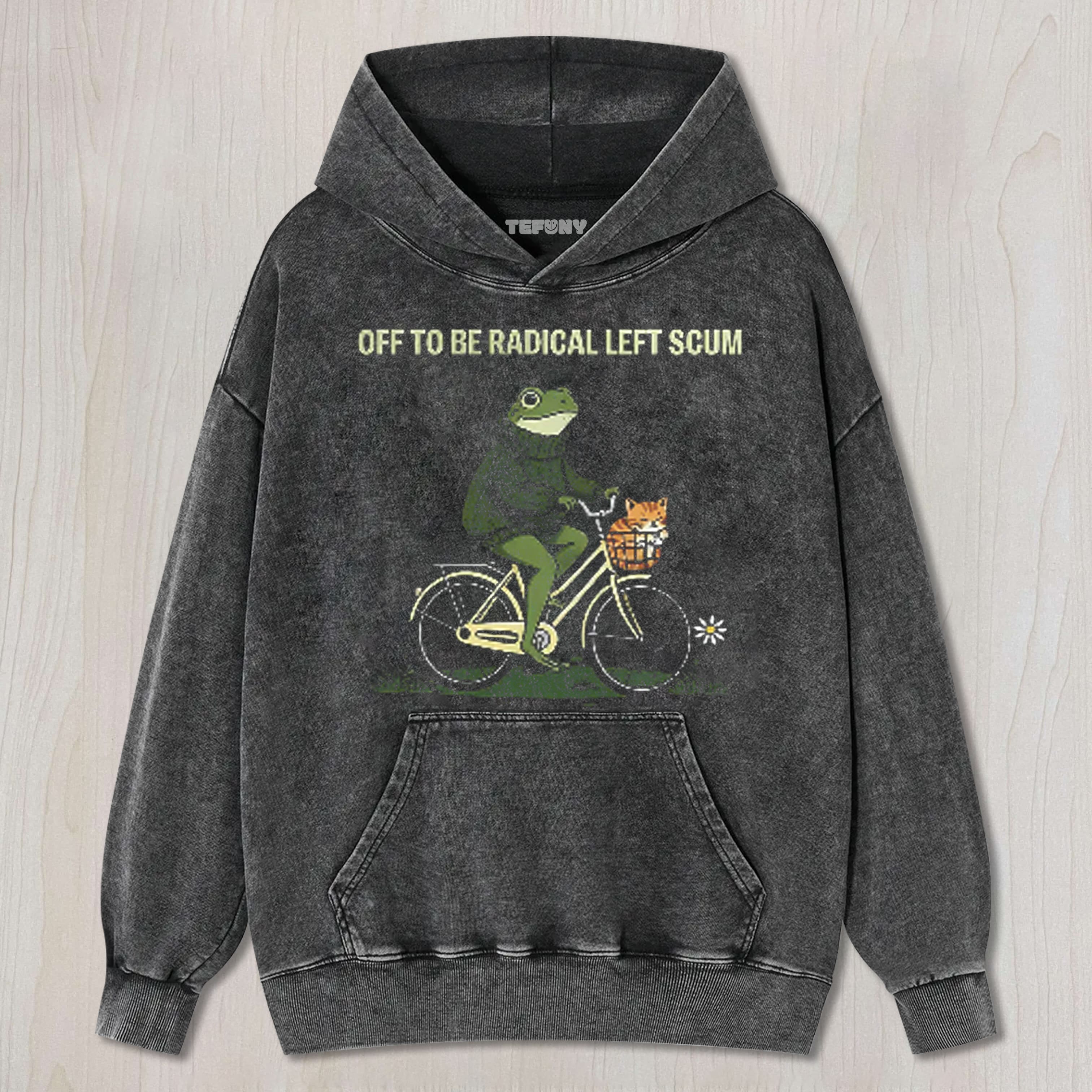 OFF TO BE RADICAL LEFT SCUM TEE & SWEAT & HOOD