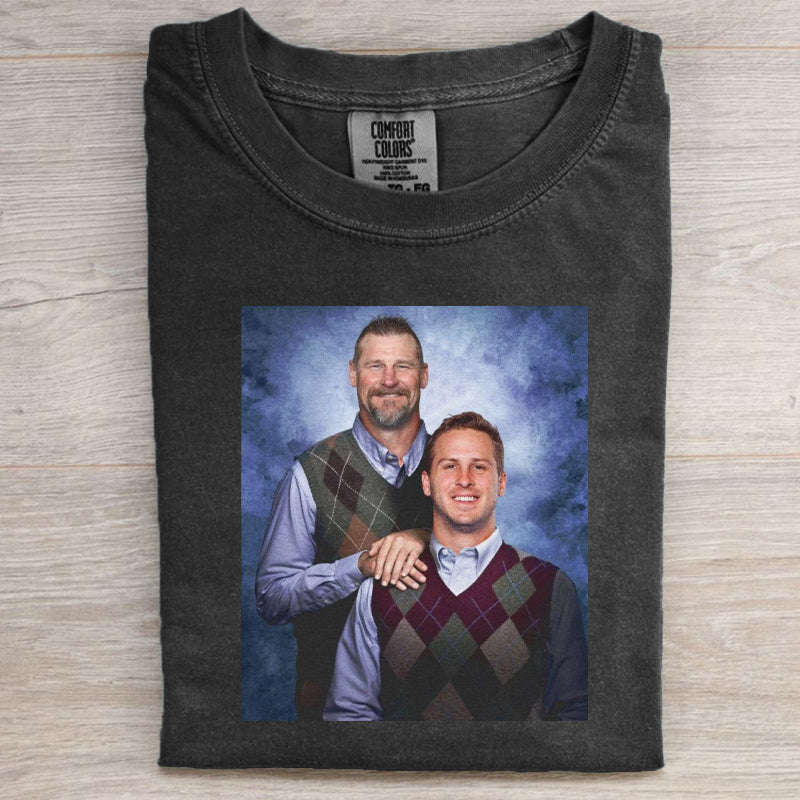 DETROIT FOOTBALL DAN&GOFF STEP BROTHERS UNISEX T-SHIRT