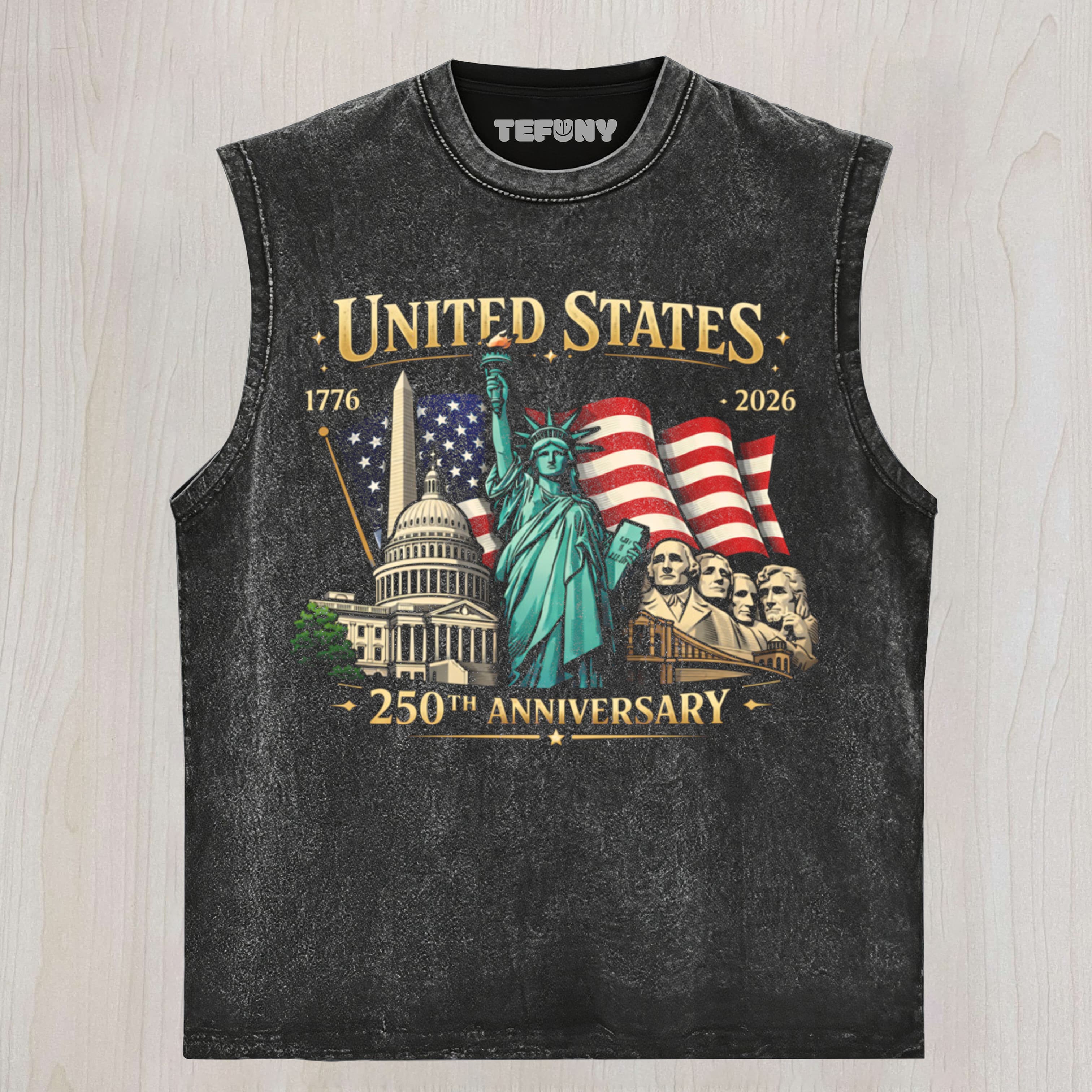 1776-2026-PATRIOTIC UNISEX TEE, TANK TOP, LAYERED LS, SWEATSHIRT & HOODIE