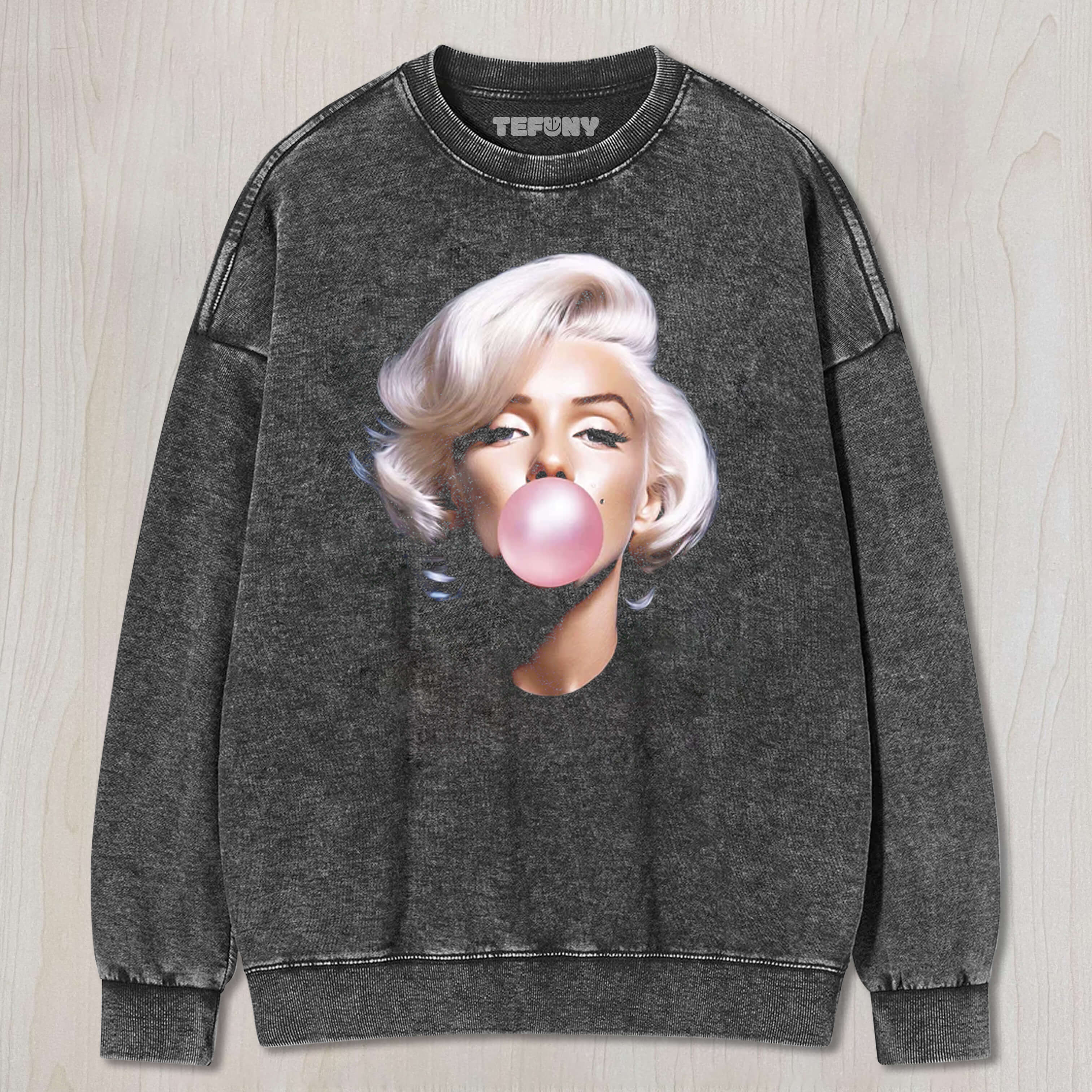 MARILYN MONROE BLOWING BUBBLES TEE & SWEAT & HOOD