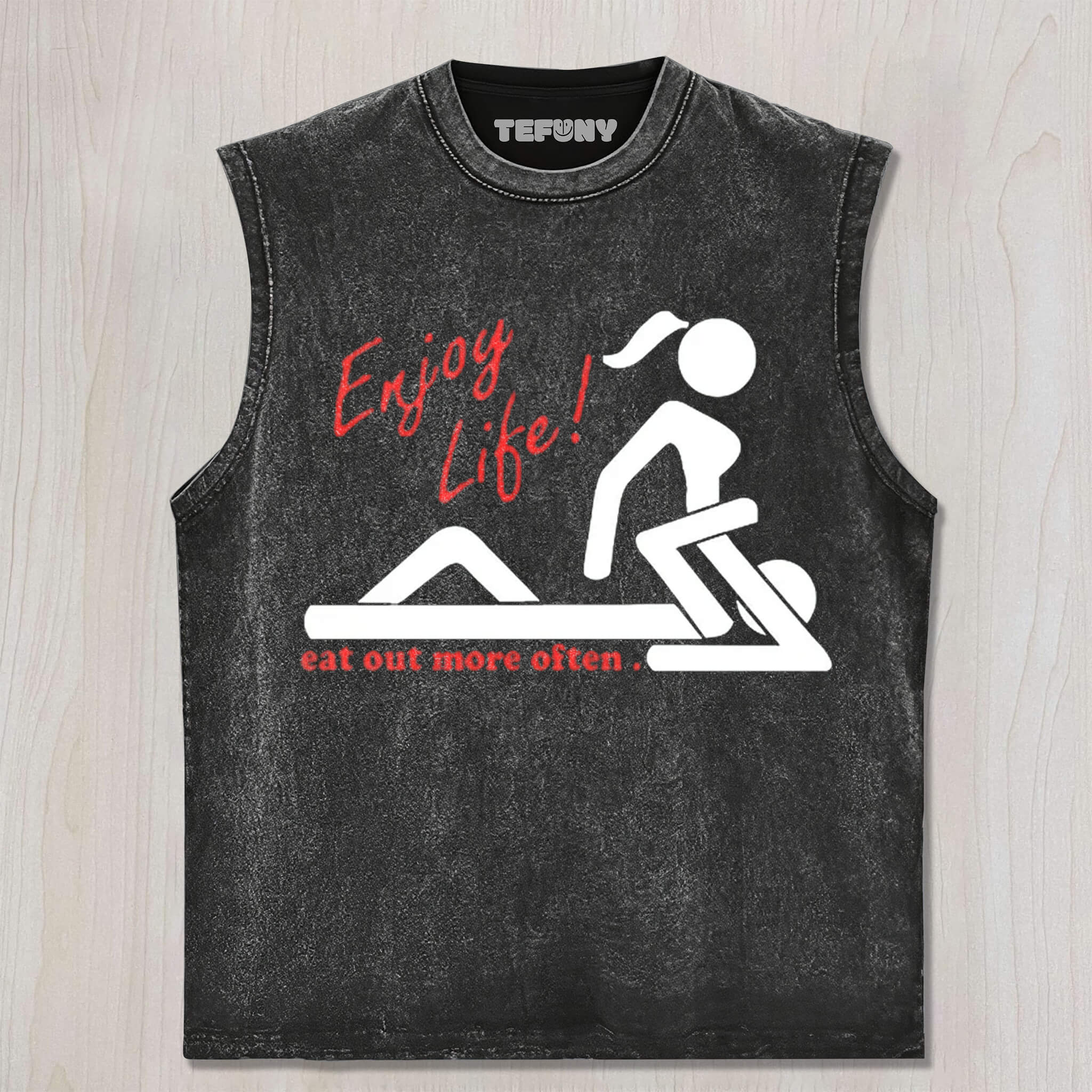ENJOY LIFE EAT OUT MORE OFTEN TEE & SWEAT & HOOD