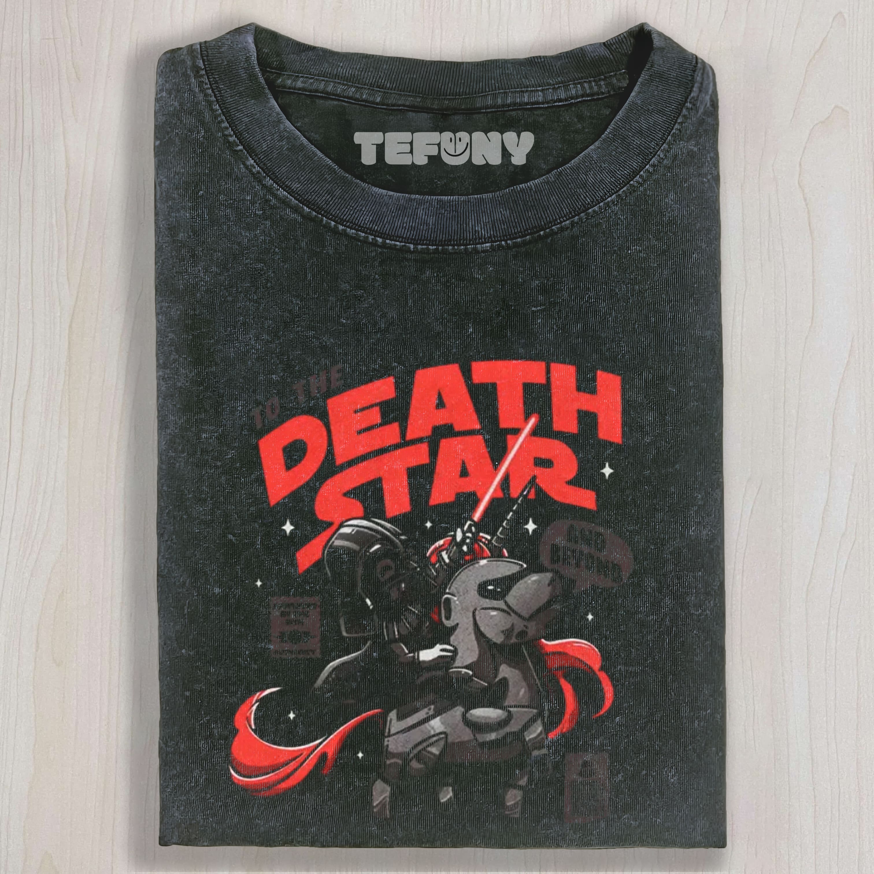 TO THE DEATH STAR DARTH VADER UNICORN WASHED TEE & SWEAT & HOOD