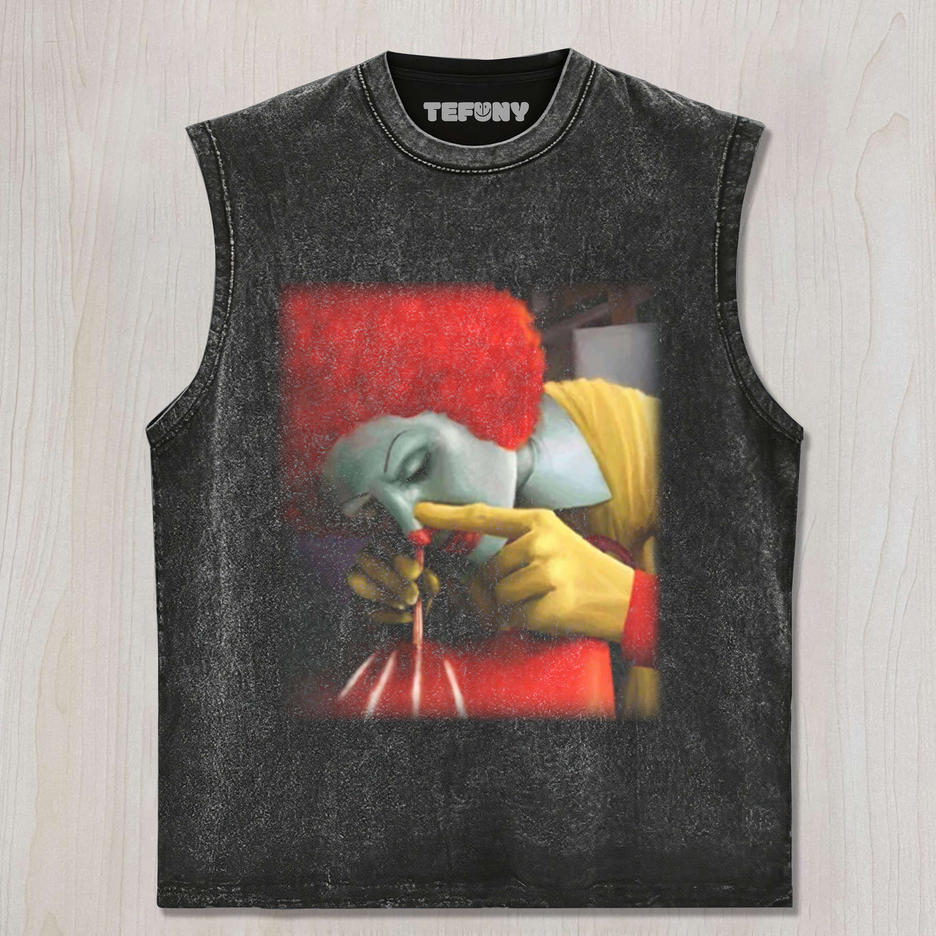 THE CLOWN IS SMOKING TANK TOP