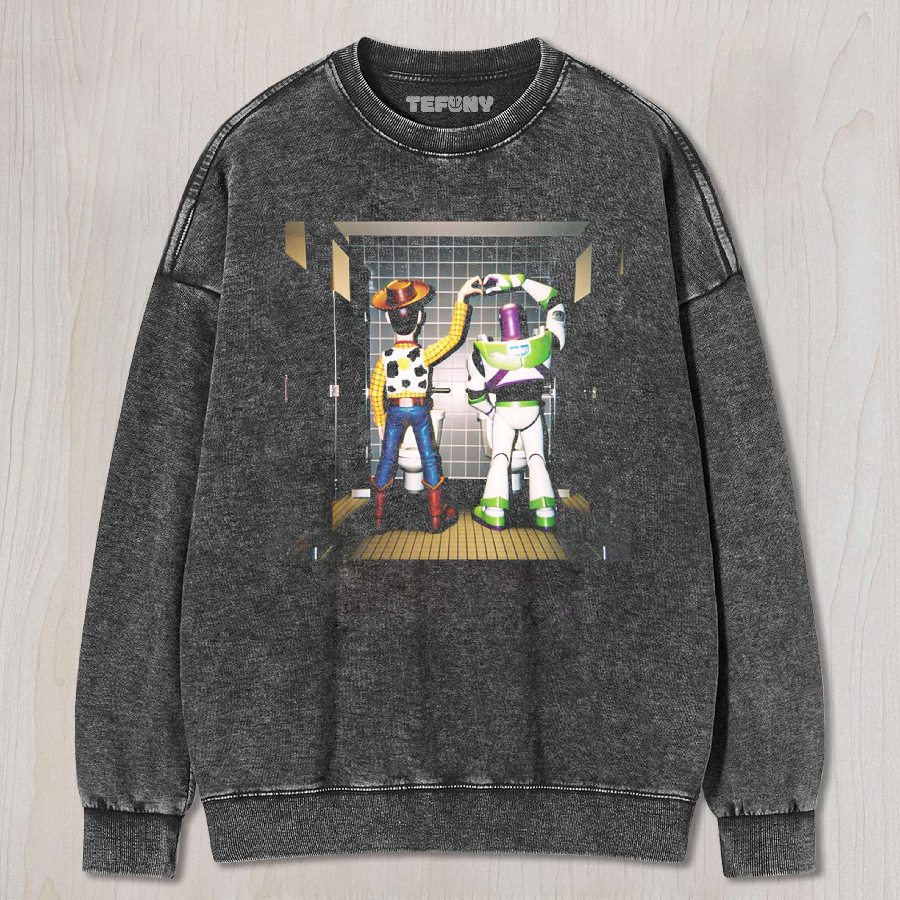 WOODY & BUZZ LIGHTYEAR SHOWING LOVE TEE & SWEAT & HOOD