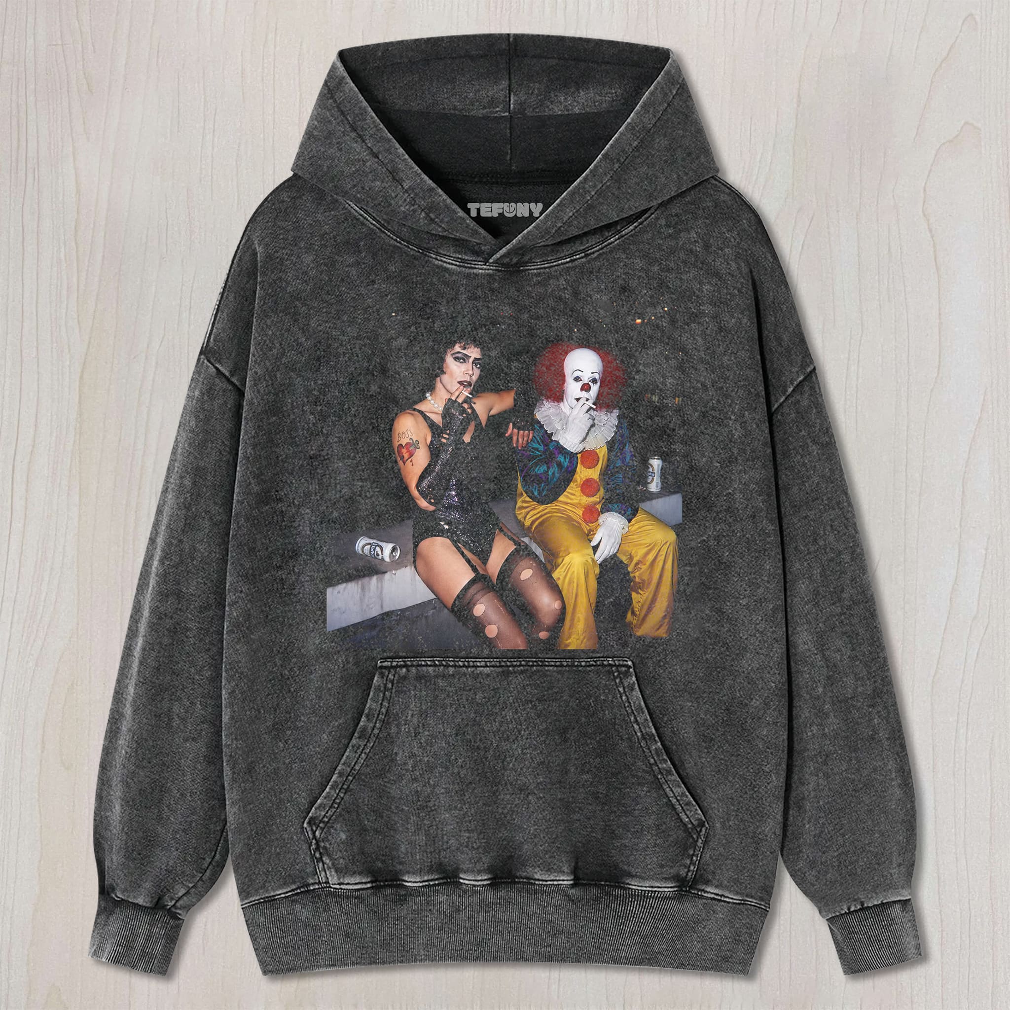 RETRO CULT CLASSIC DUO PORTRAIT ART TEE UNISEX TEE, TANK TOP, LAYERED LS, SWEATSHIRT & HOODIE