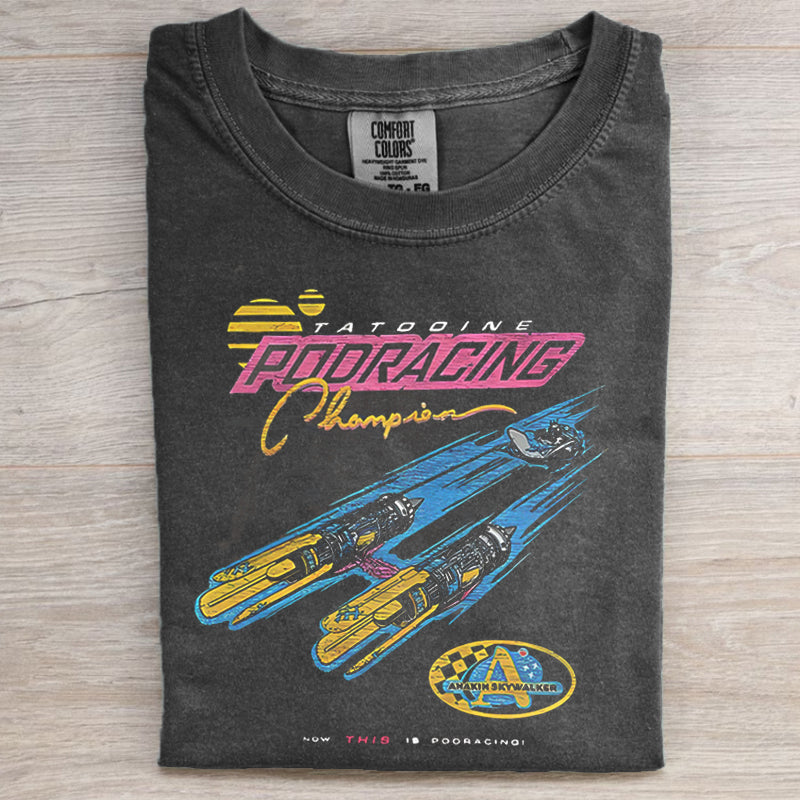 Retro Tatooine Podracing Champion T-shirt/Sweatshirt-Magmoo