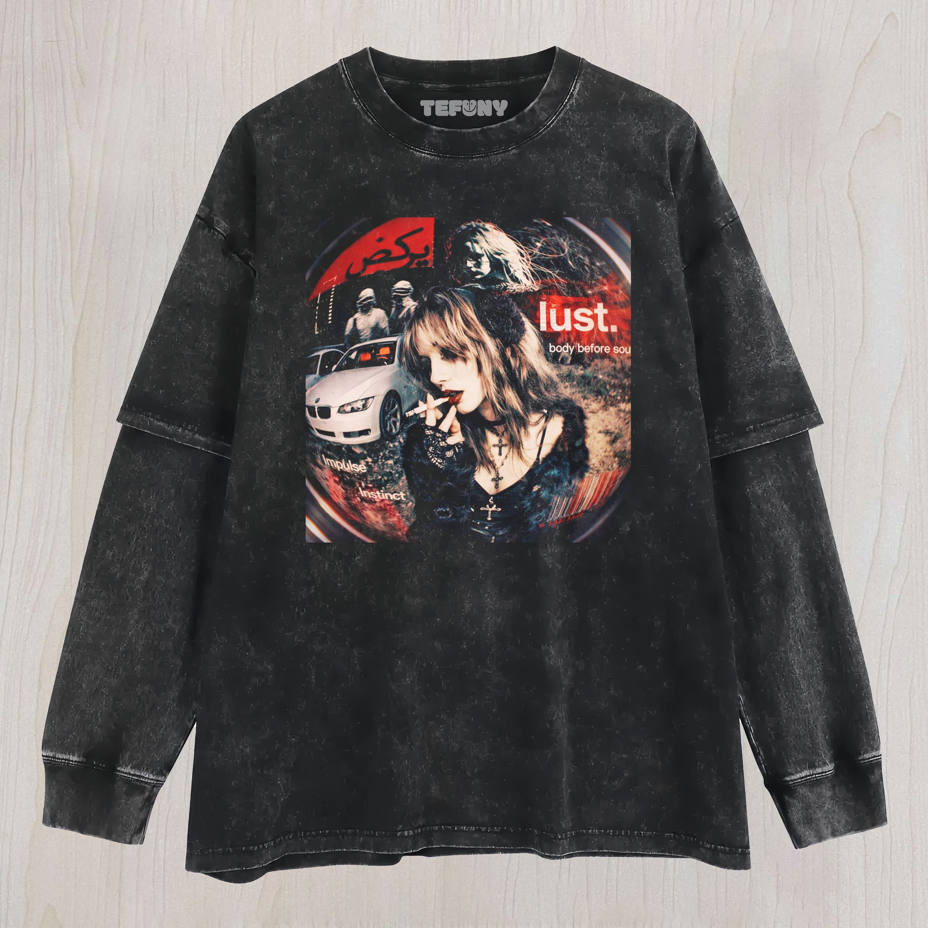 DANGEROUS GIRL LAYERED LONG SLEEVE