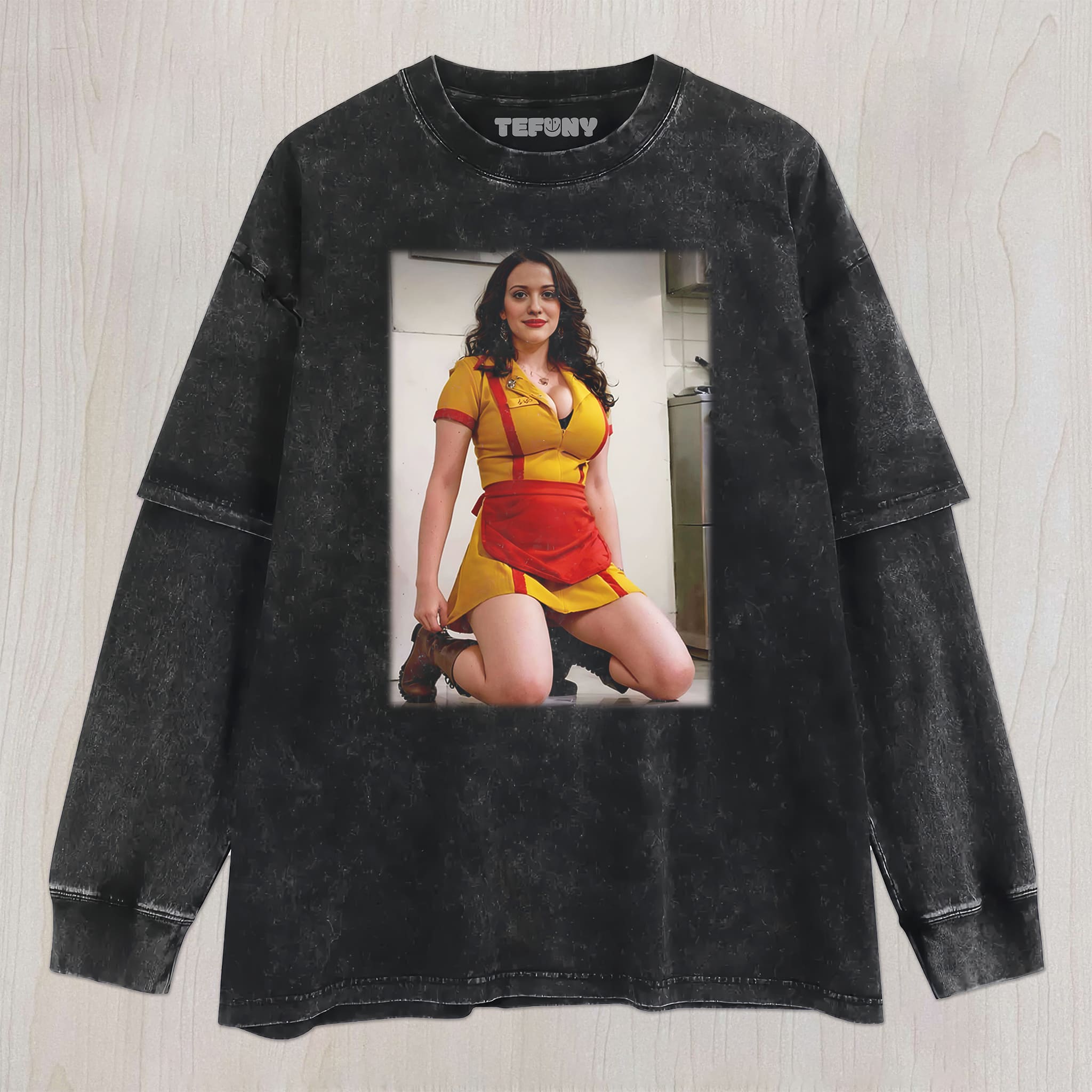2 BROKE GIRLS UNISEX TEE, TANK TOP, LAYERED LS, SWEATSHIRT & HOODIE