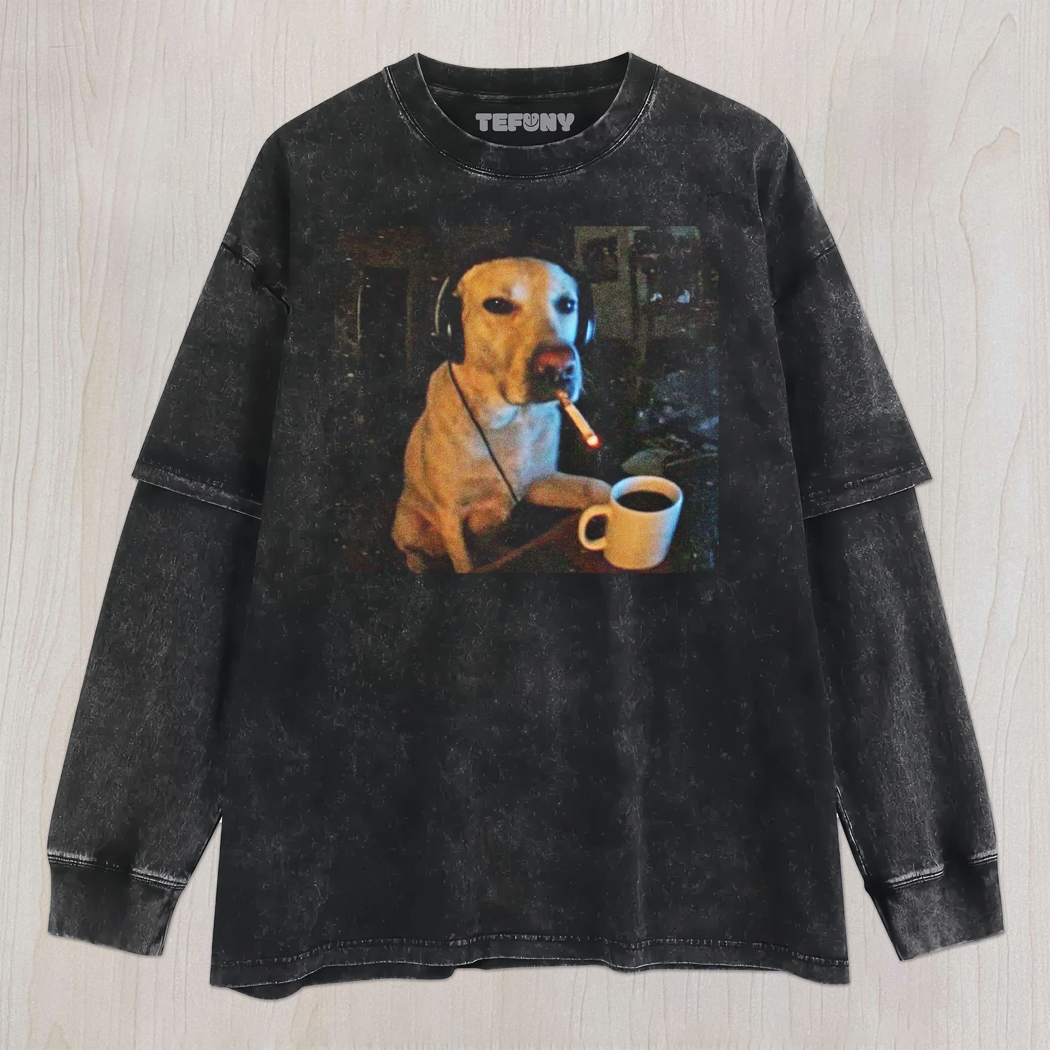 SMOKING DOG UNISEX TEE, TANK TOP, LAYERED LS, SWEATSHIRT & HOODIE
