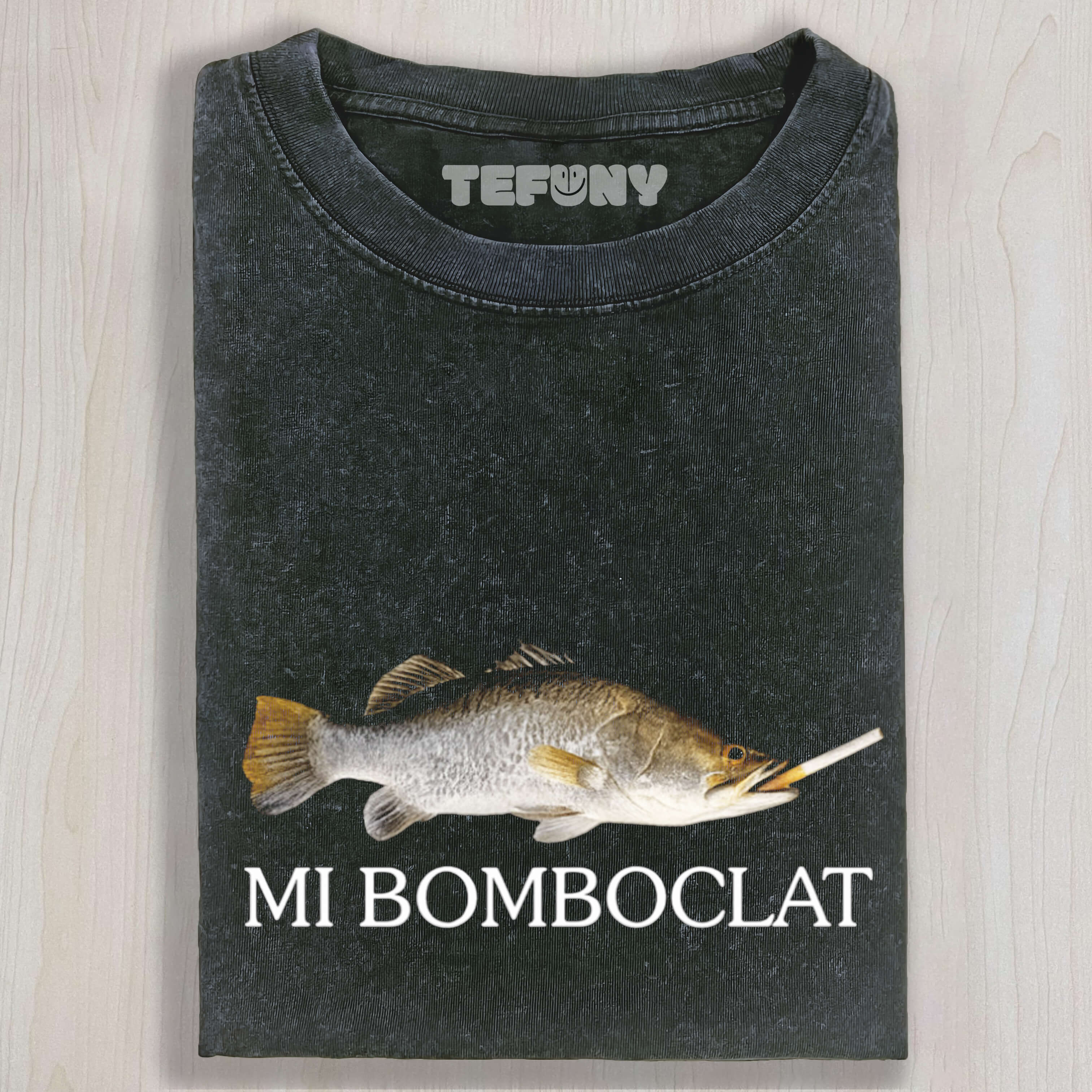 BOMBOCLAT FISH MEME T-SHIRT