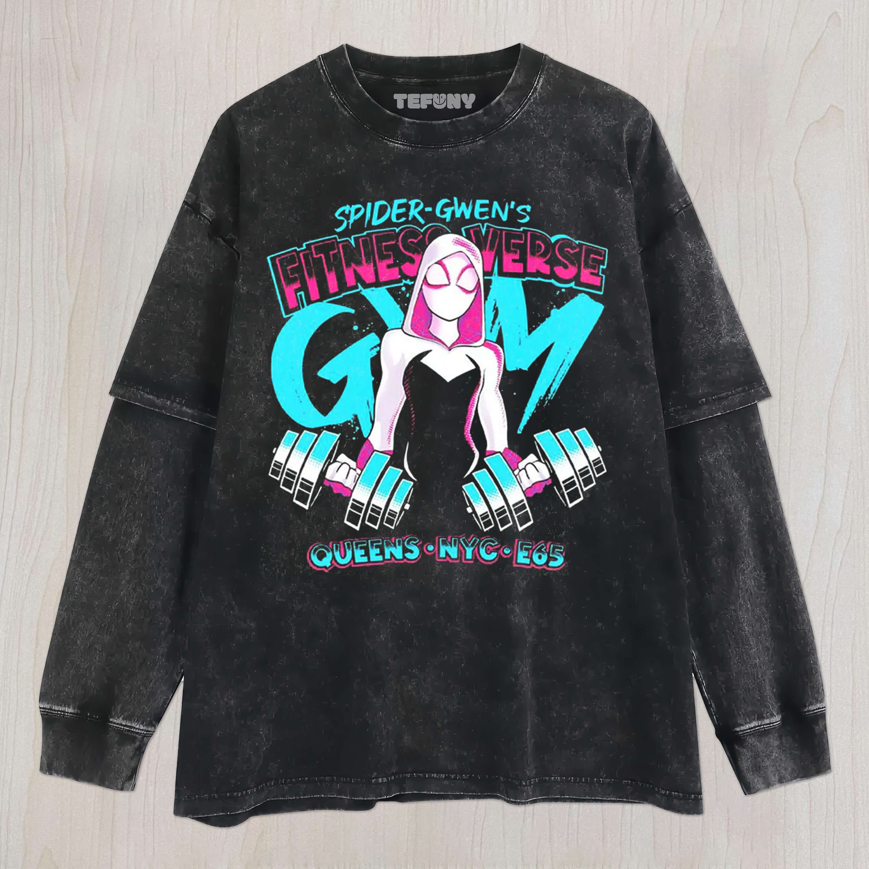 GWEN AT THE GYM TEE & SWEAT & HOOD