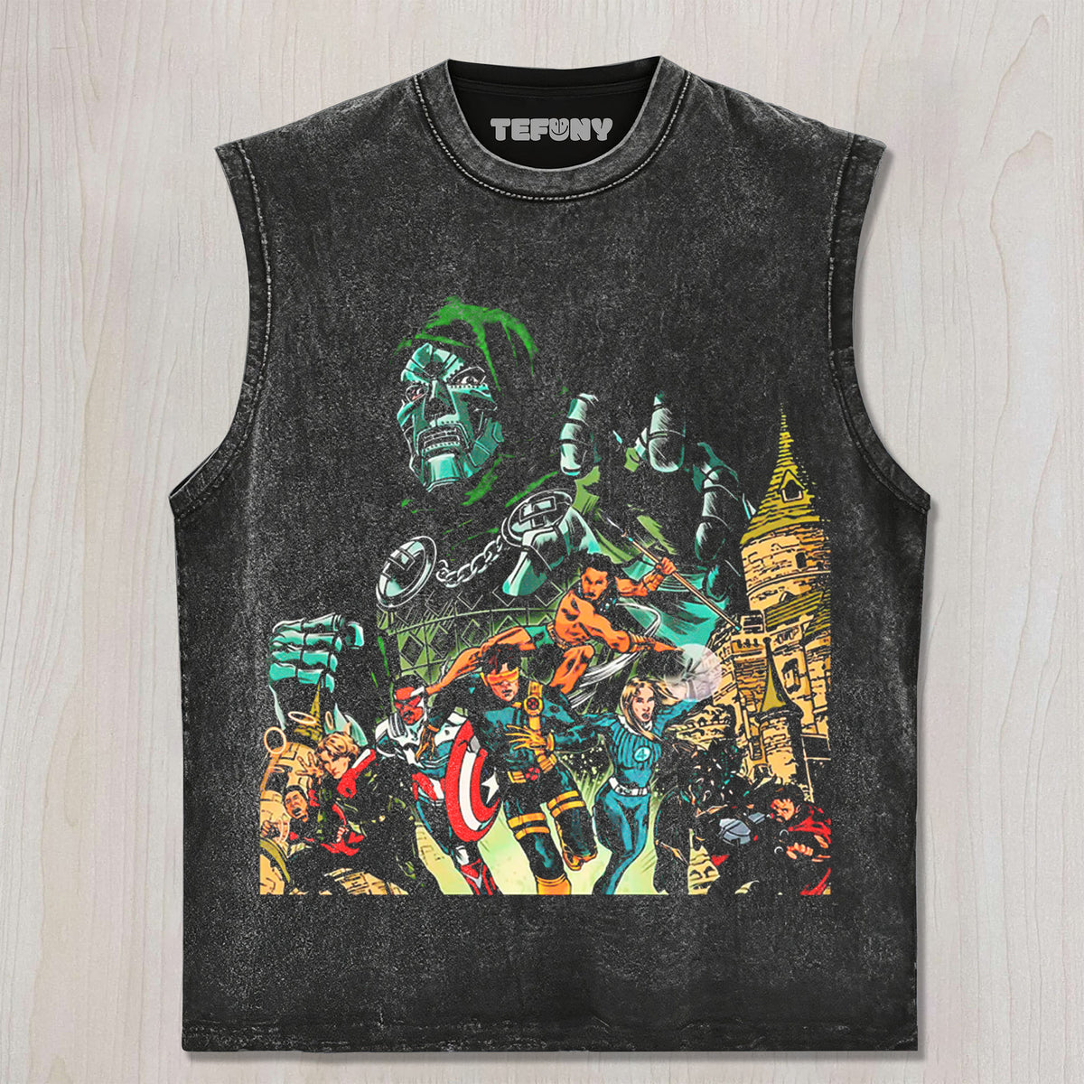 DR.DOOM & THE AVENGERS UNISEX TEE, TANK TOP, LAYERED LS, SWEATSHIRT & HOODIE