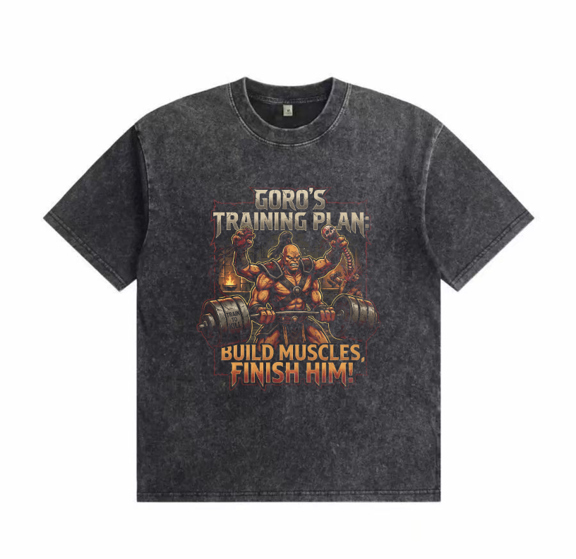 GORO TRAINING VINTAGE TEE UNISEX TEE, TANK TOP, LAYERED LS, SWEATSHIRT & HOODIE