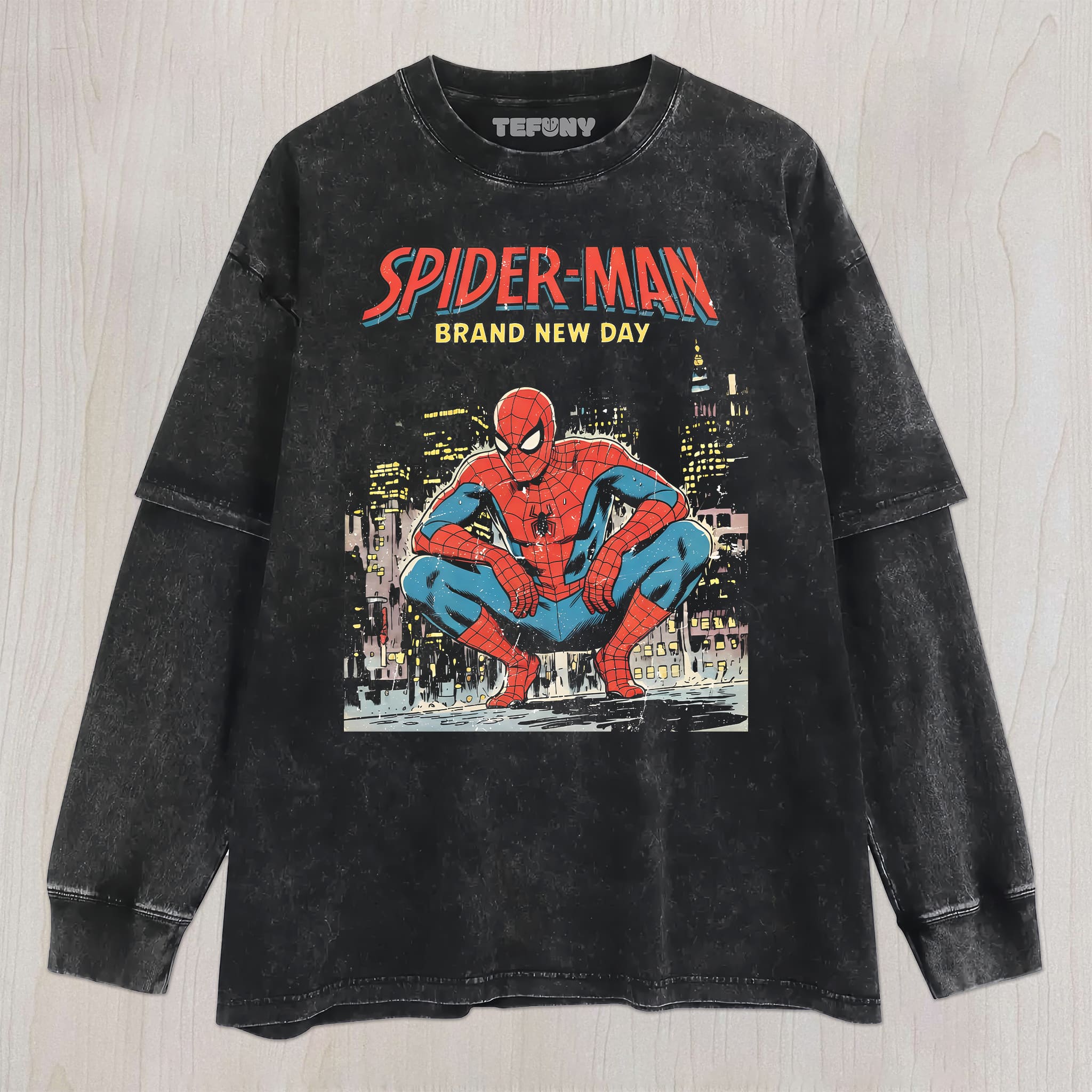 SPIDER-MAN BRAND NEW DAY V8 UNISEX TEE, TANK TOP, LAYERED LS, SWEATSHIRT & HOODIE