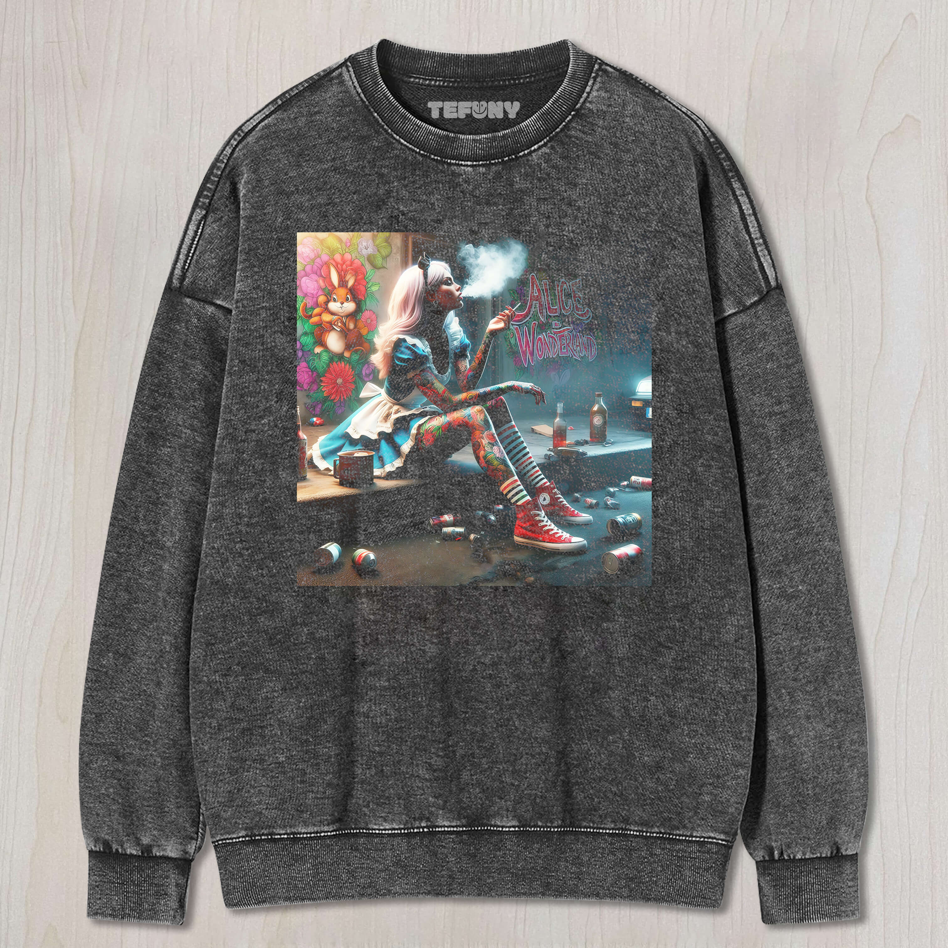ALICE SMOKES TEE & SWEAT & HOOD