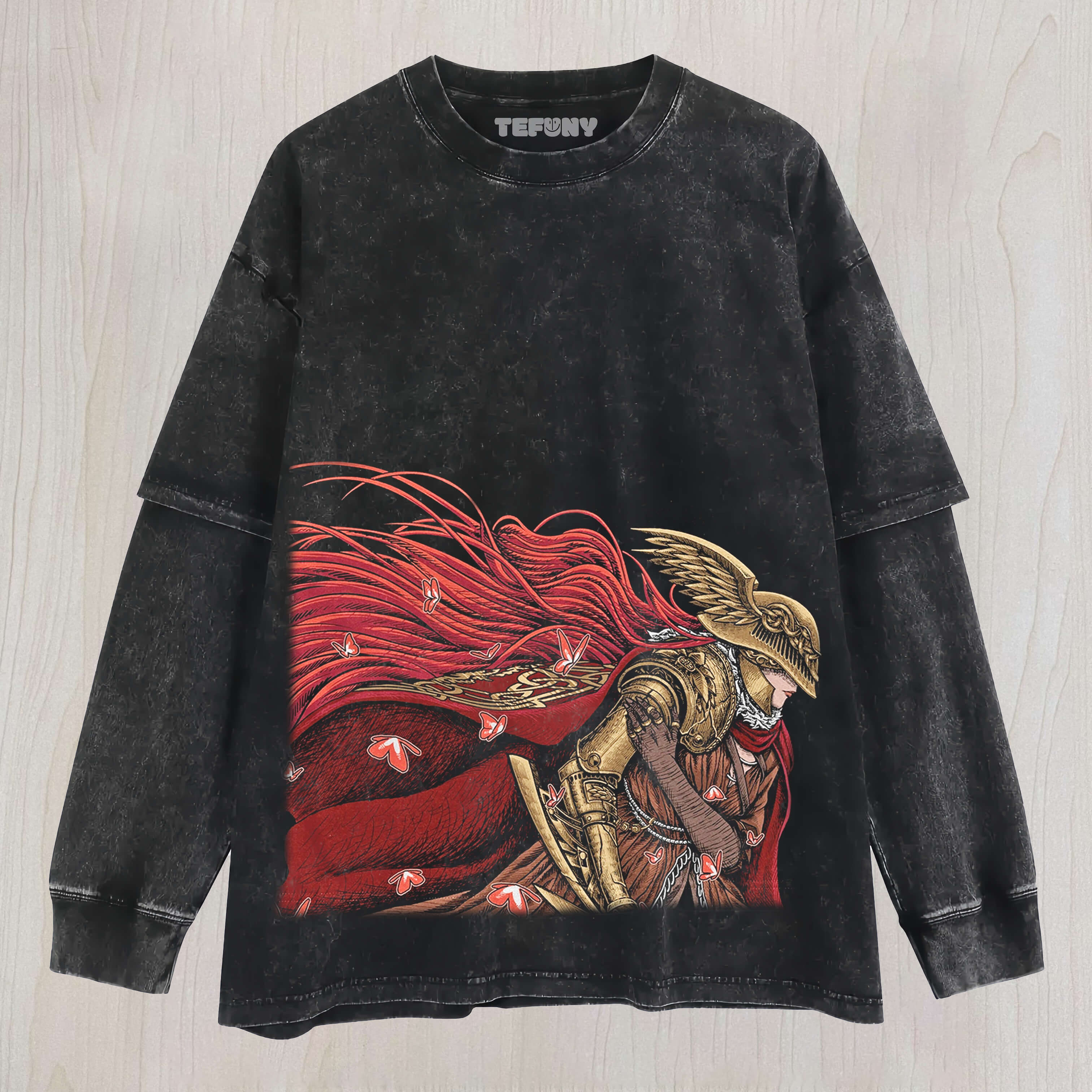MALENIA BLADE OF MIQUELLA LAYERED LONG SLEEVE