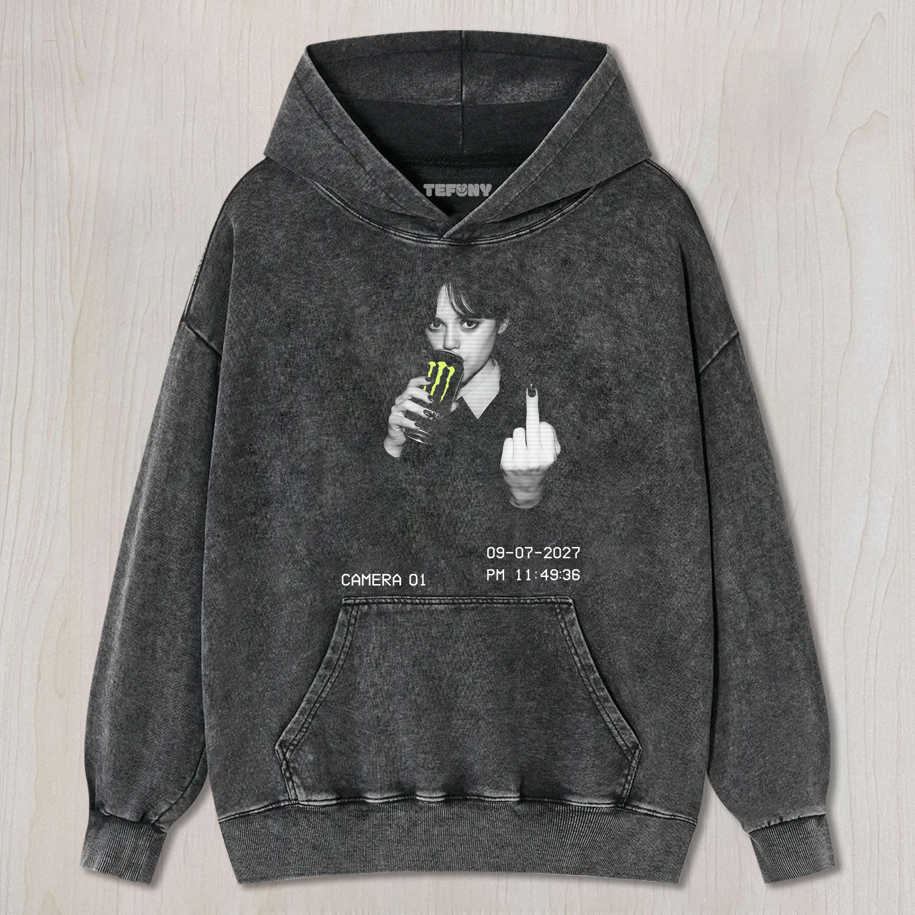 WEDNESDAY S2 ADDAMS THEMED T-SHIRT V6