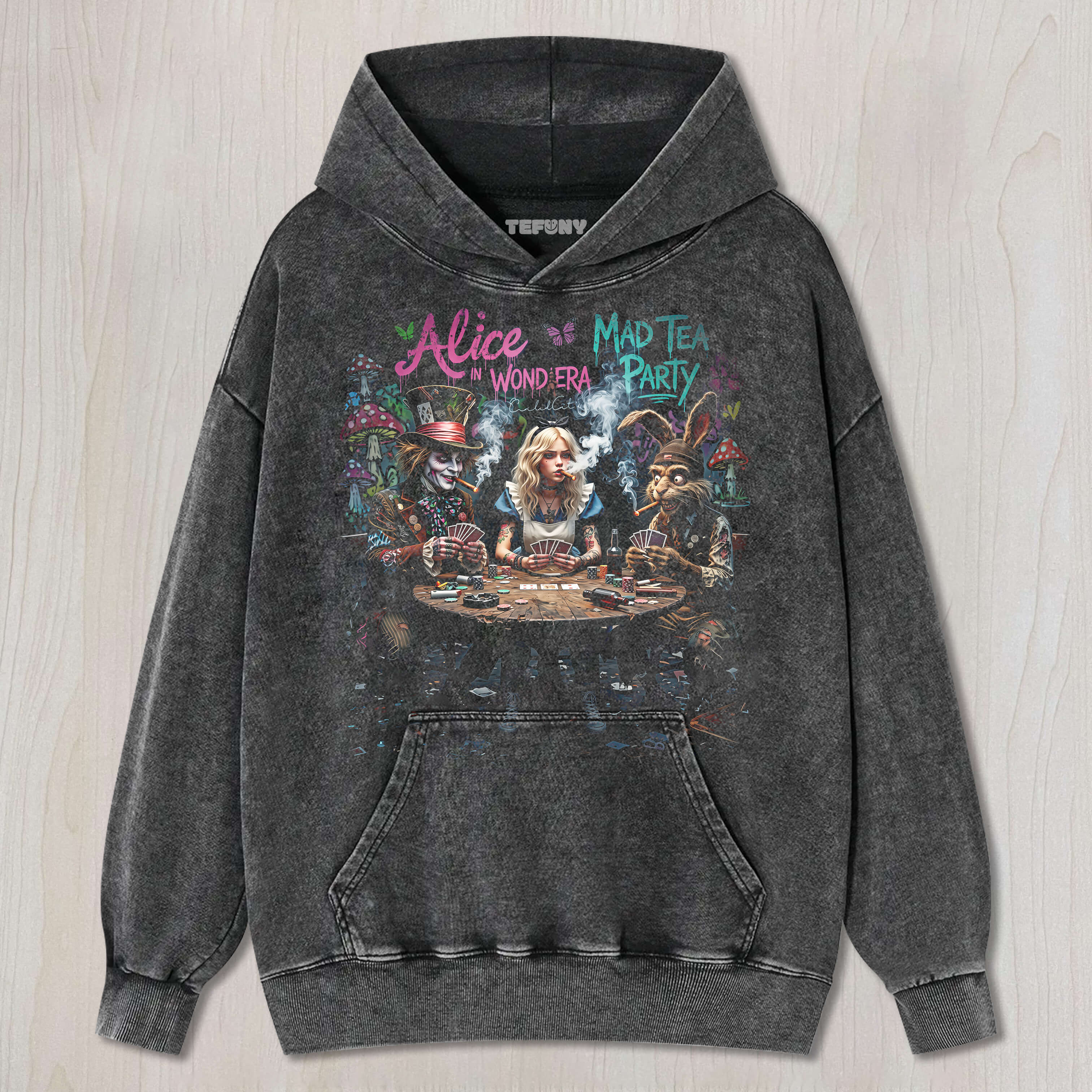 ALICE IN WONDERLAND TEA PARTY UNISEX TEE, TANK TOP, LAYERED LS, SWEATSHIRT & HOODIE