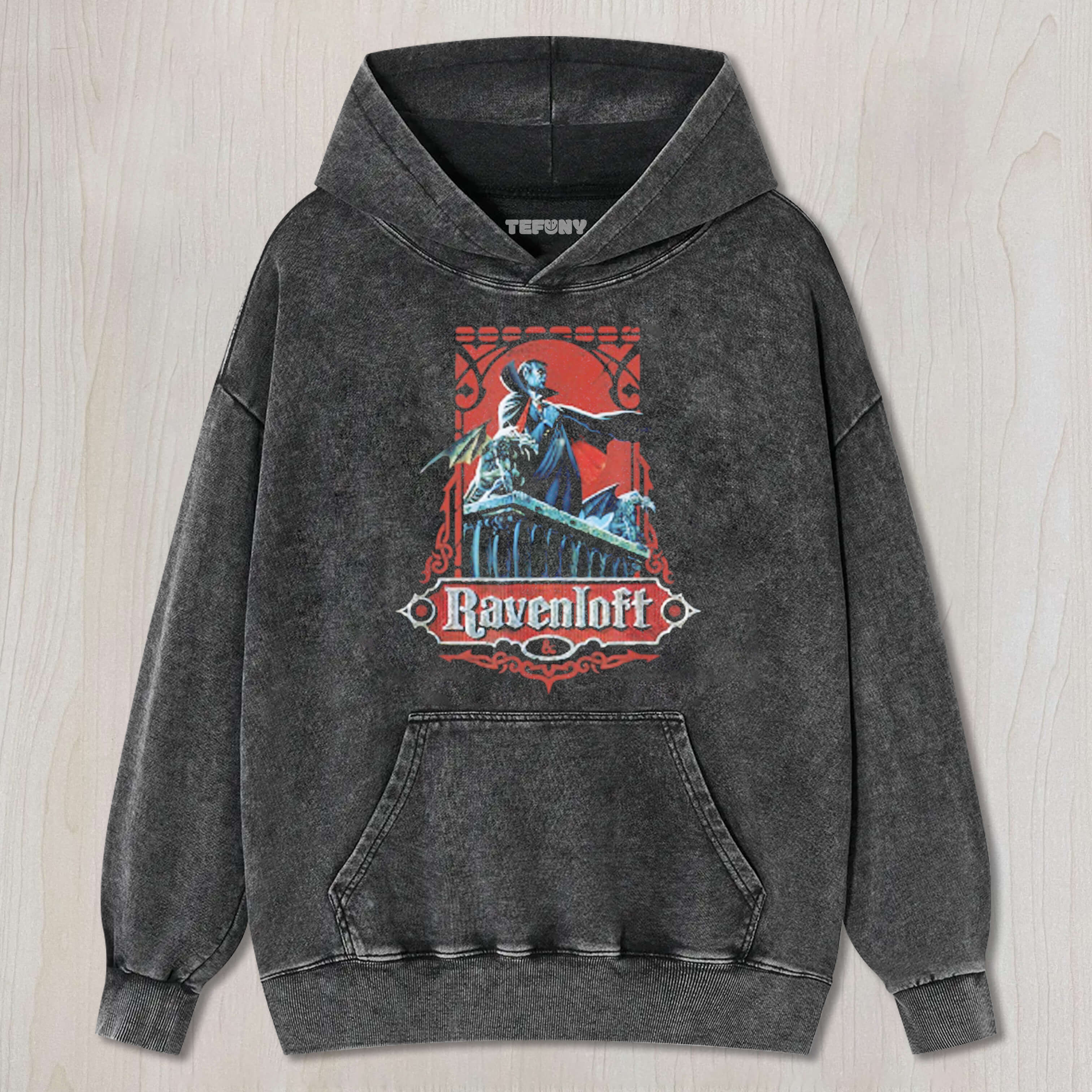 50TH ANNIVERSARY RAVENLOFT VINTAGE CARD DUANDG TEE & SWEAT & HOOD