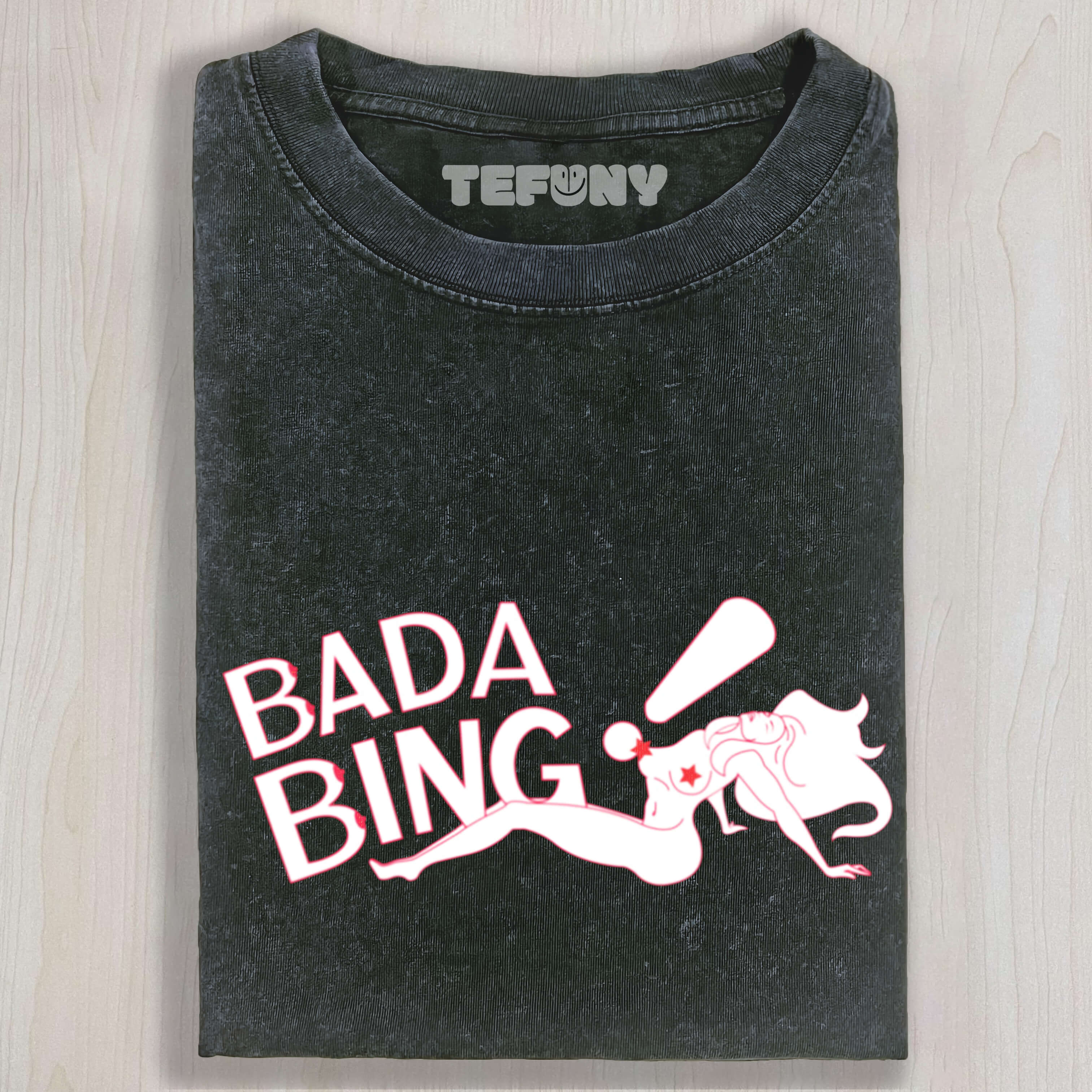 THE SOPRANOS BADA BING! CLUB LOGO TEE & SWEAT & HOOD
