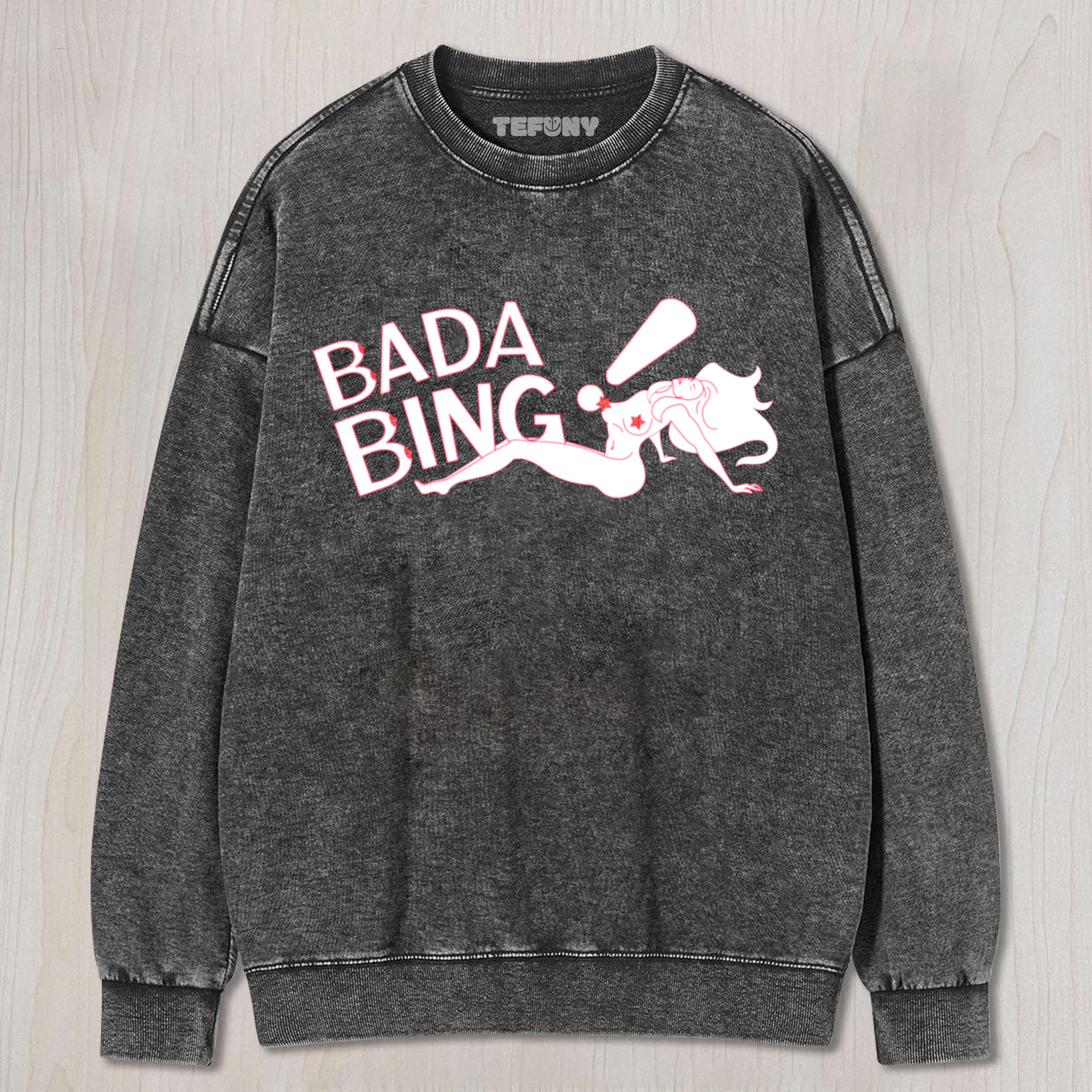 THE SOPRANOS BADA BING! CLUB LOGO TEE & SWEAT & HOOD