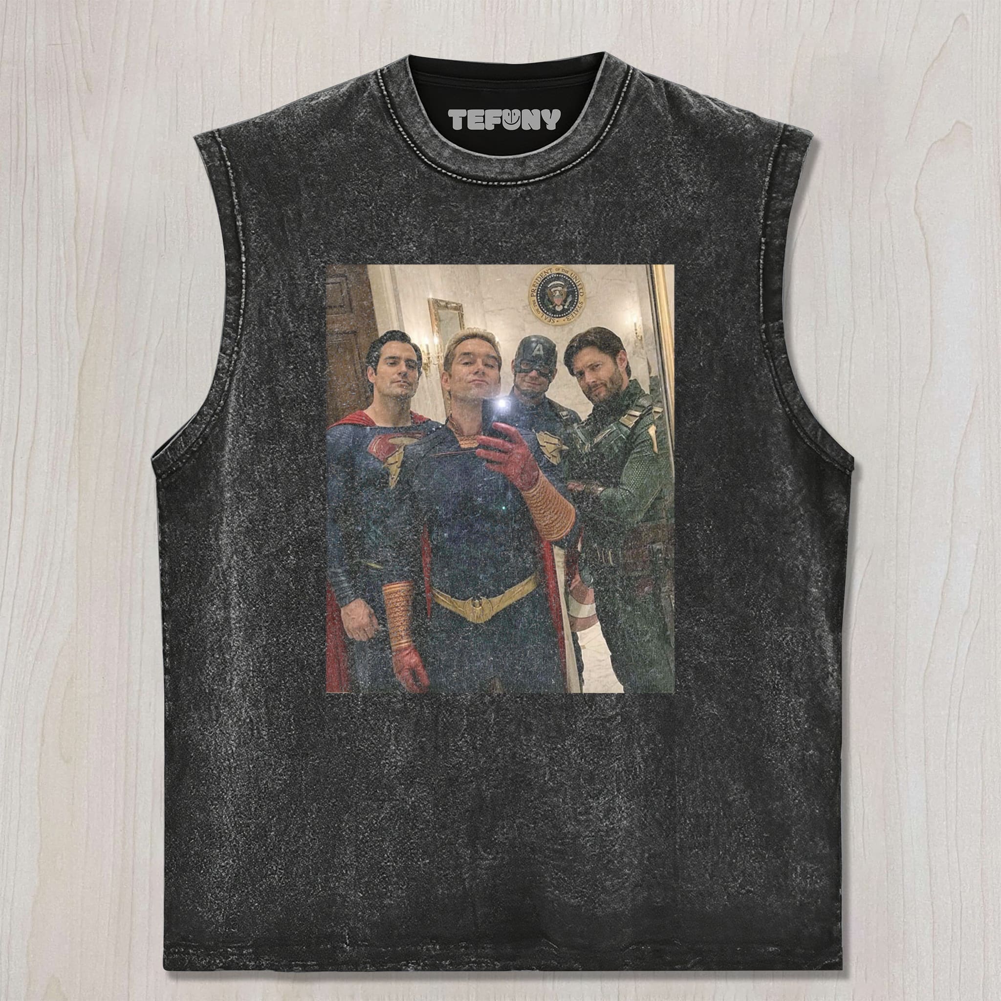 RETRO BAR HERO GROUP PORTRAIT UNISEX TEE, TANK TOP, LAYERED LS, SWEATSHIRT & HOODIE