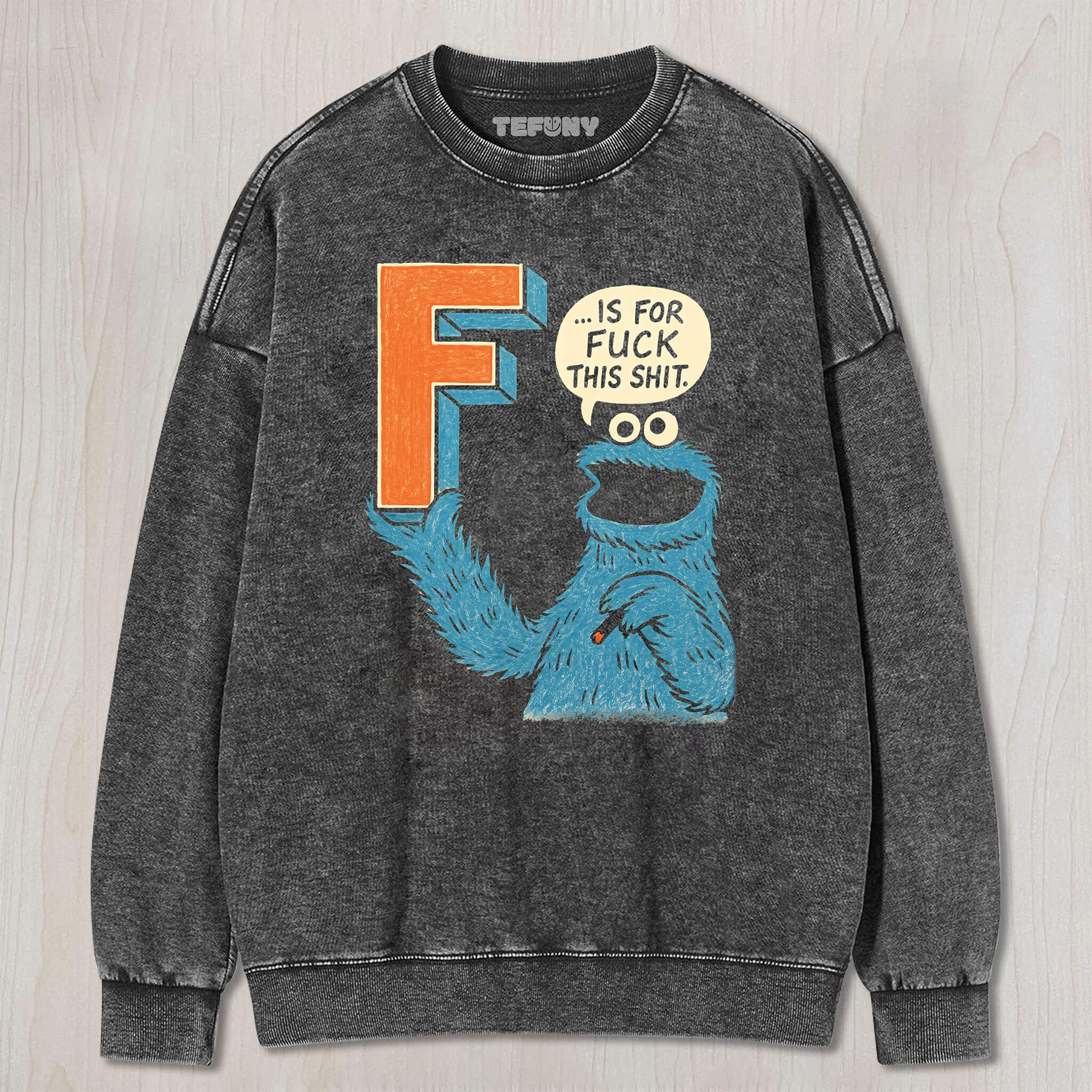 COOKIE MONSTER F IS FOR TEE & SWEAT & HOOD