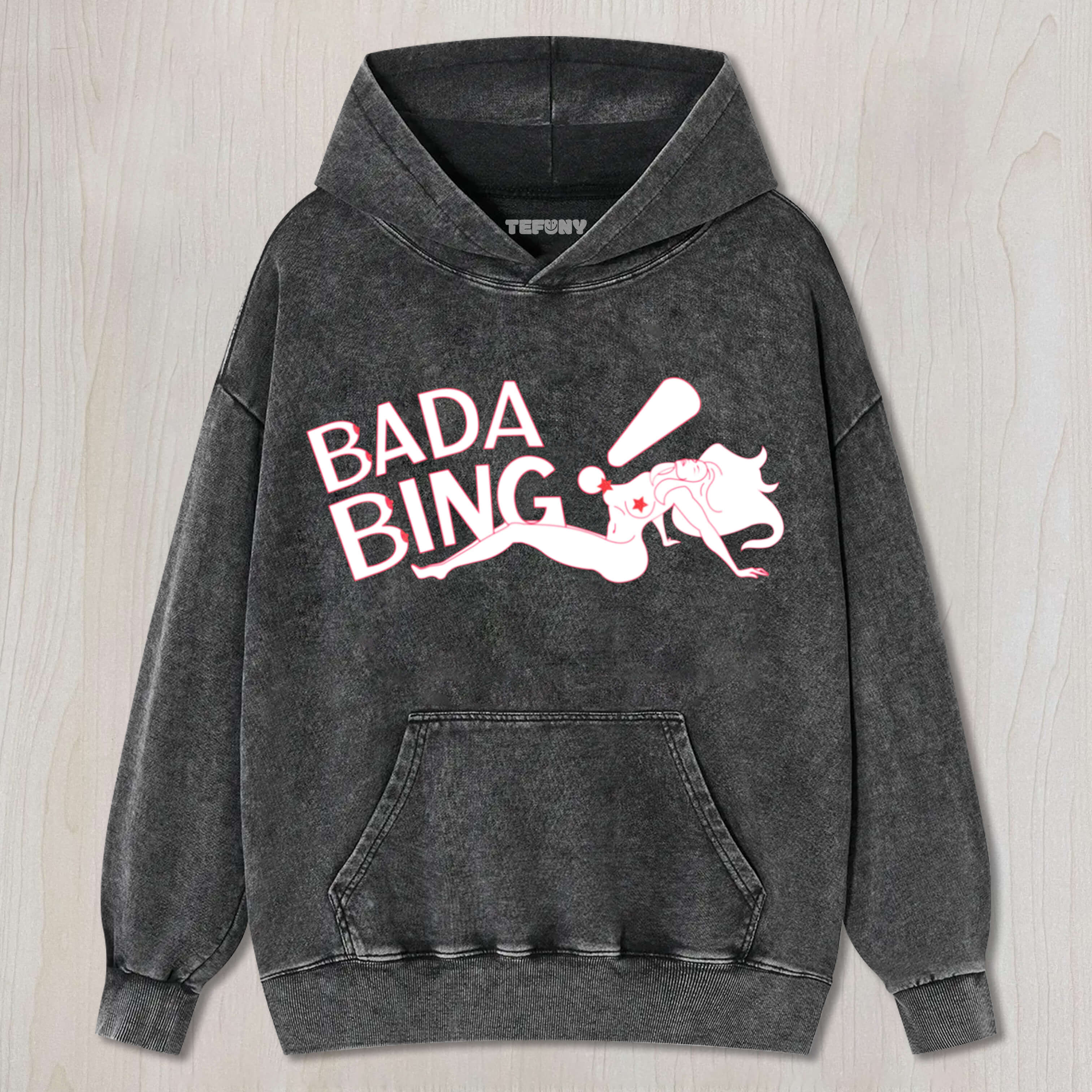 THE SOPRANOS BADA BING! CLUB LOGO TEE & SWEAT & HOOD