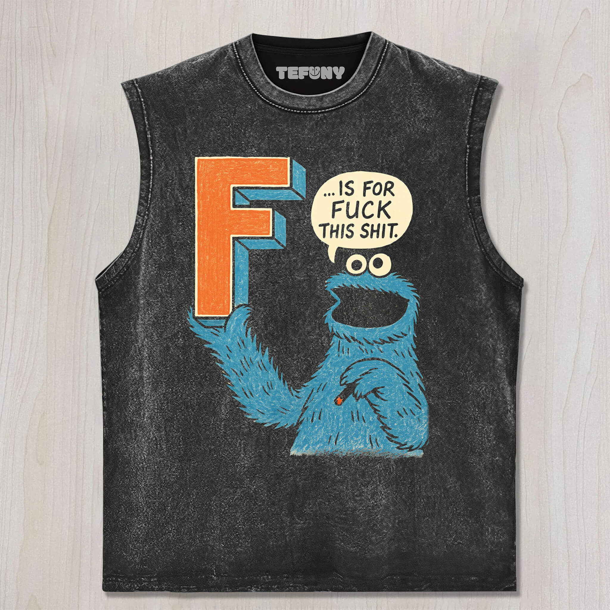 COOKIE MONSTER F IS FOR TEE & SWEAT & HOOD