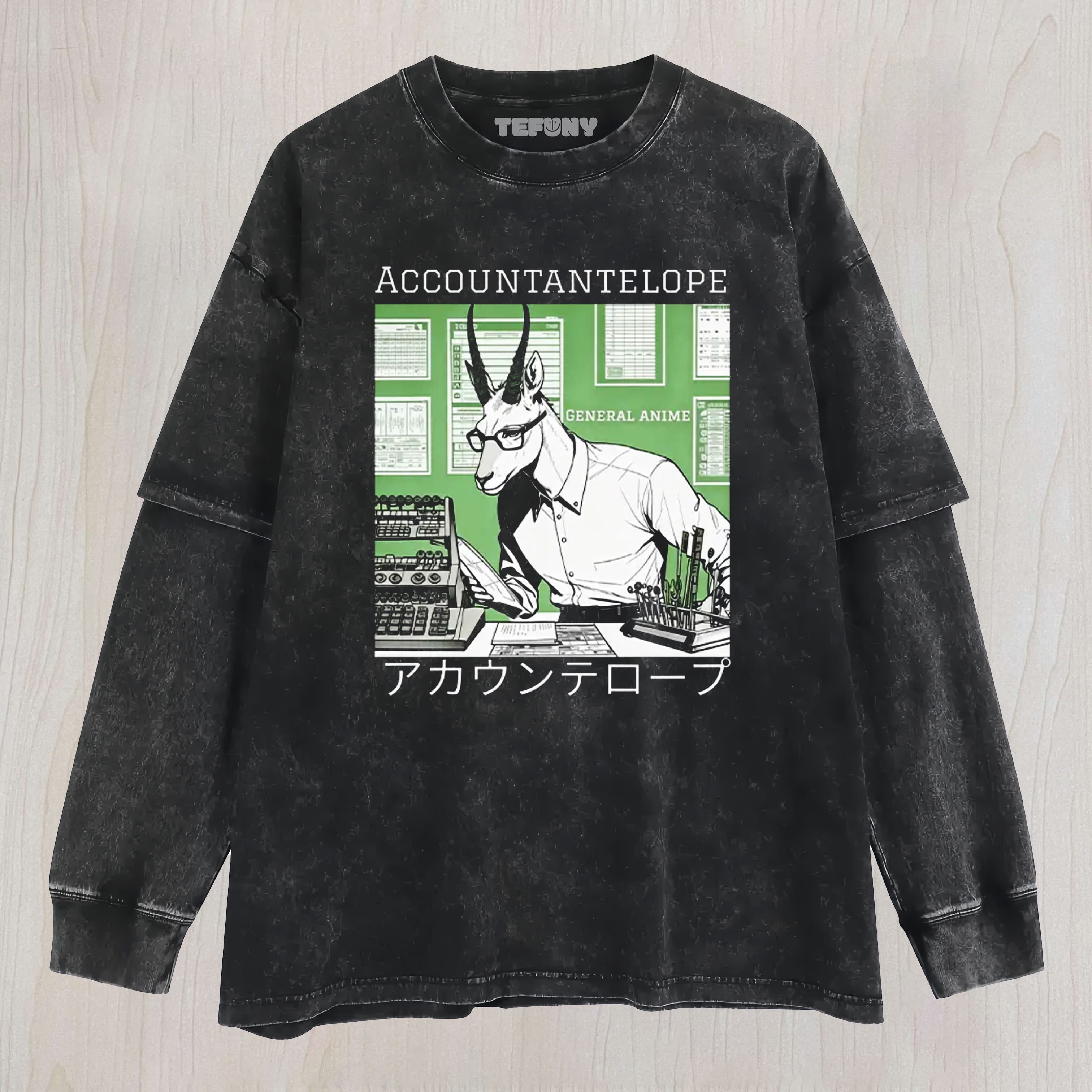 ACCOUNTANT ANTELOPE UNISEX TEE, TANK TOP, LAYERED LS, SWEATSHIRT & HOODIE