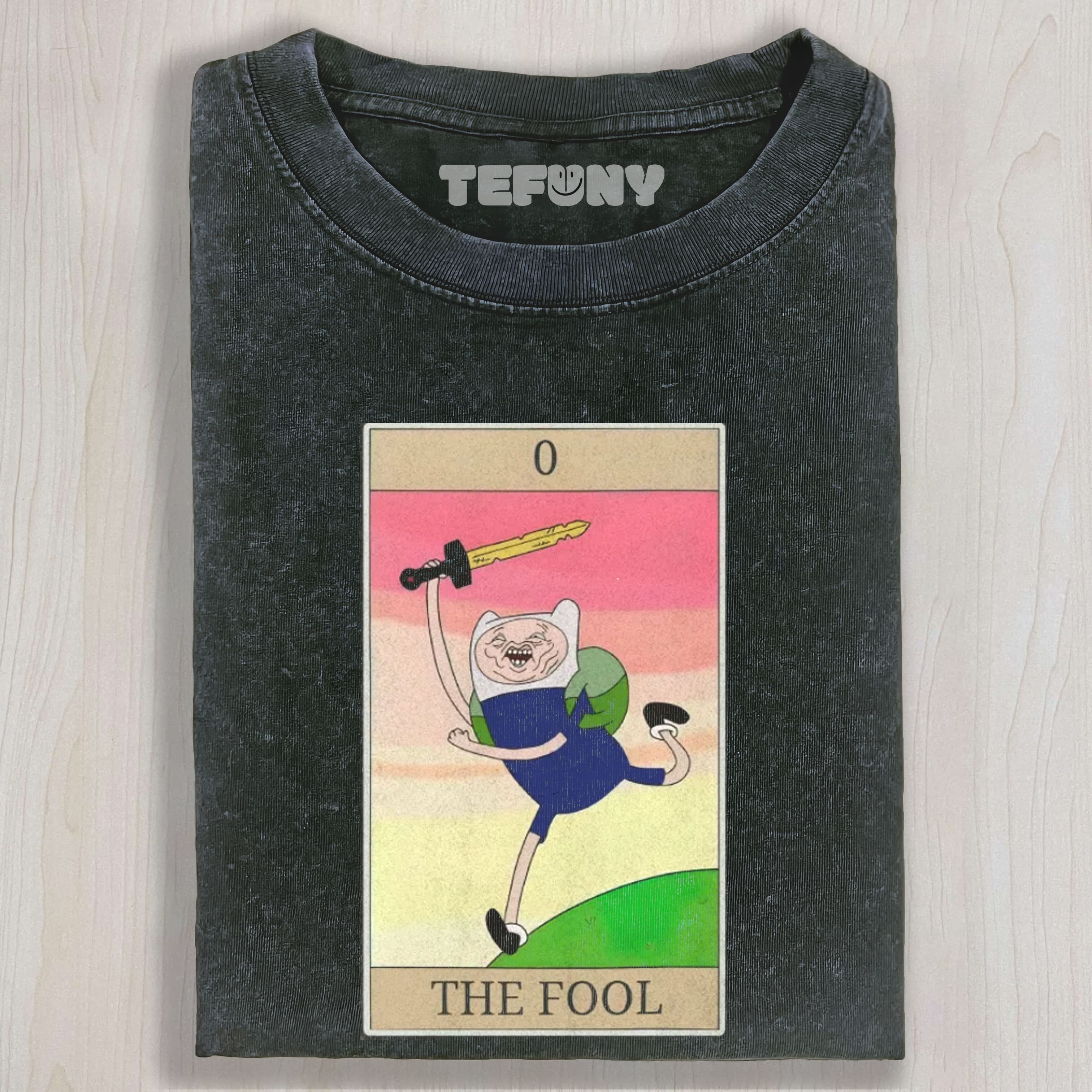 ADVENTURE TIME THE FOOL UNISEX TEE, TANK TOP, LAYERED LS, SWEATSHIRT & HOODIE