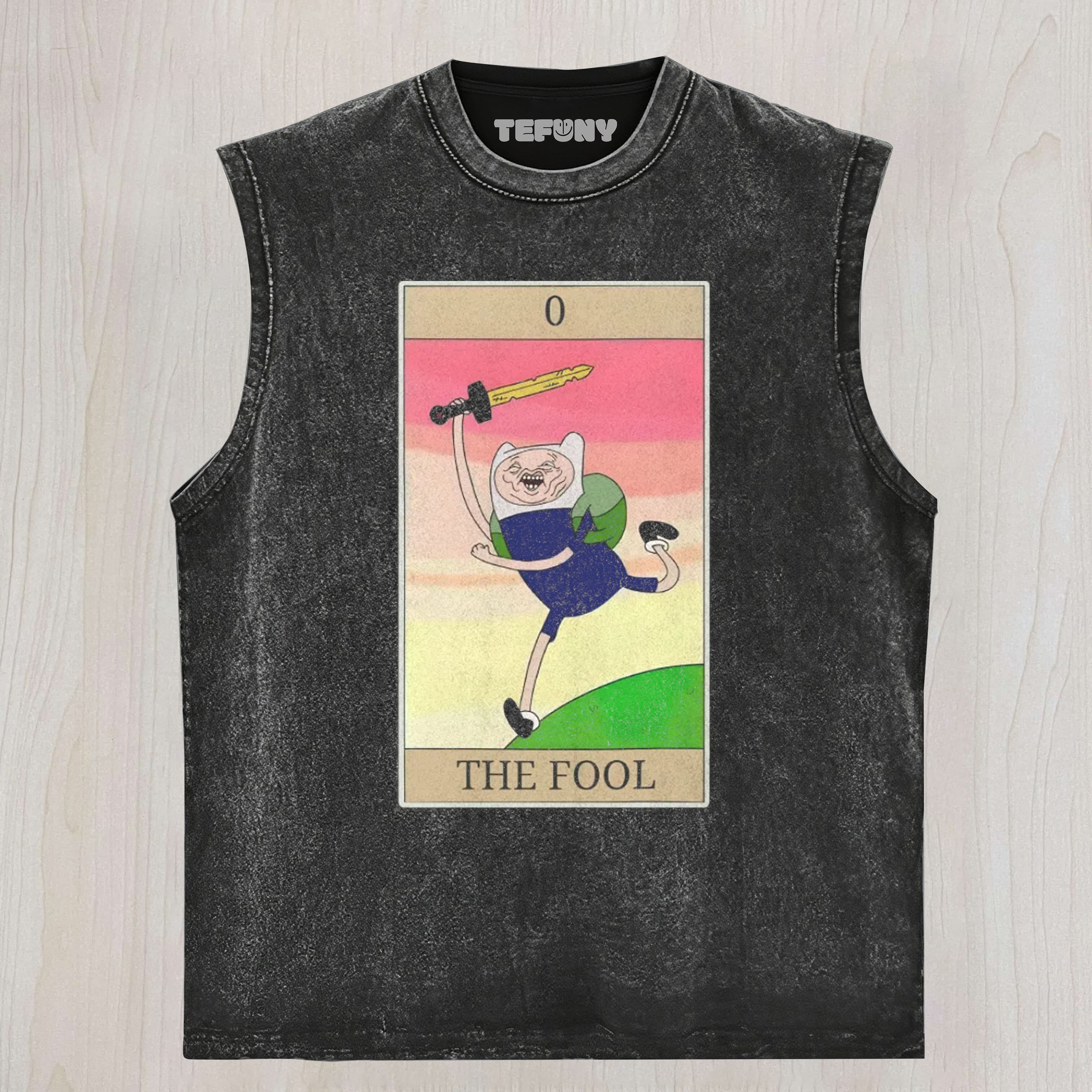 ADVENTURE TIME THE FOOL UNISEX TEE, TANK TOP, LAYERED LS, SWEATSHIRT & HOODIE