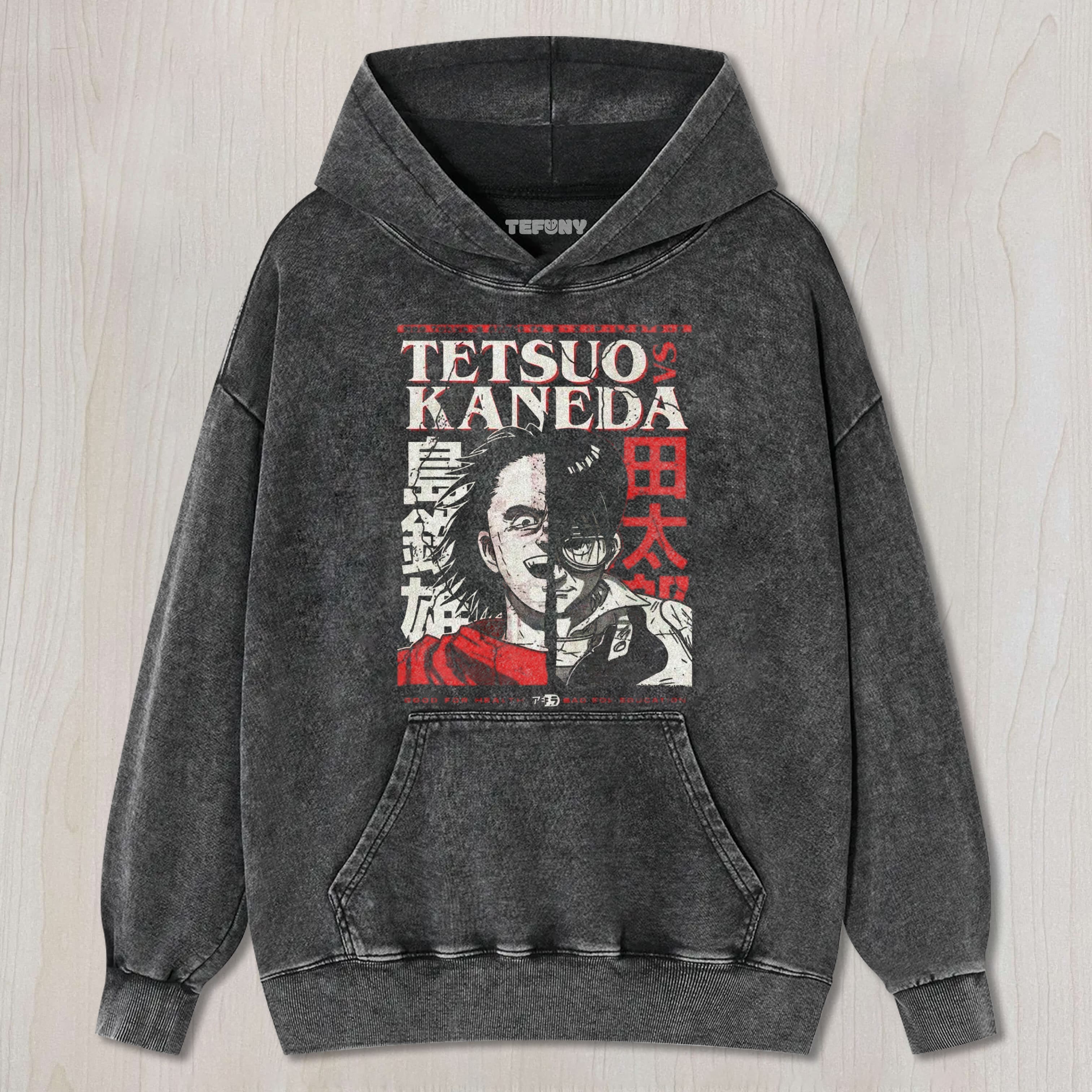 AKIRA TETSUO & KANEDA SPLIT UNISEX TEE, TANK TOP, LAYERED LS, SWEATSHIRT & HOODIE