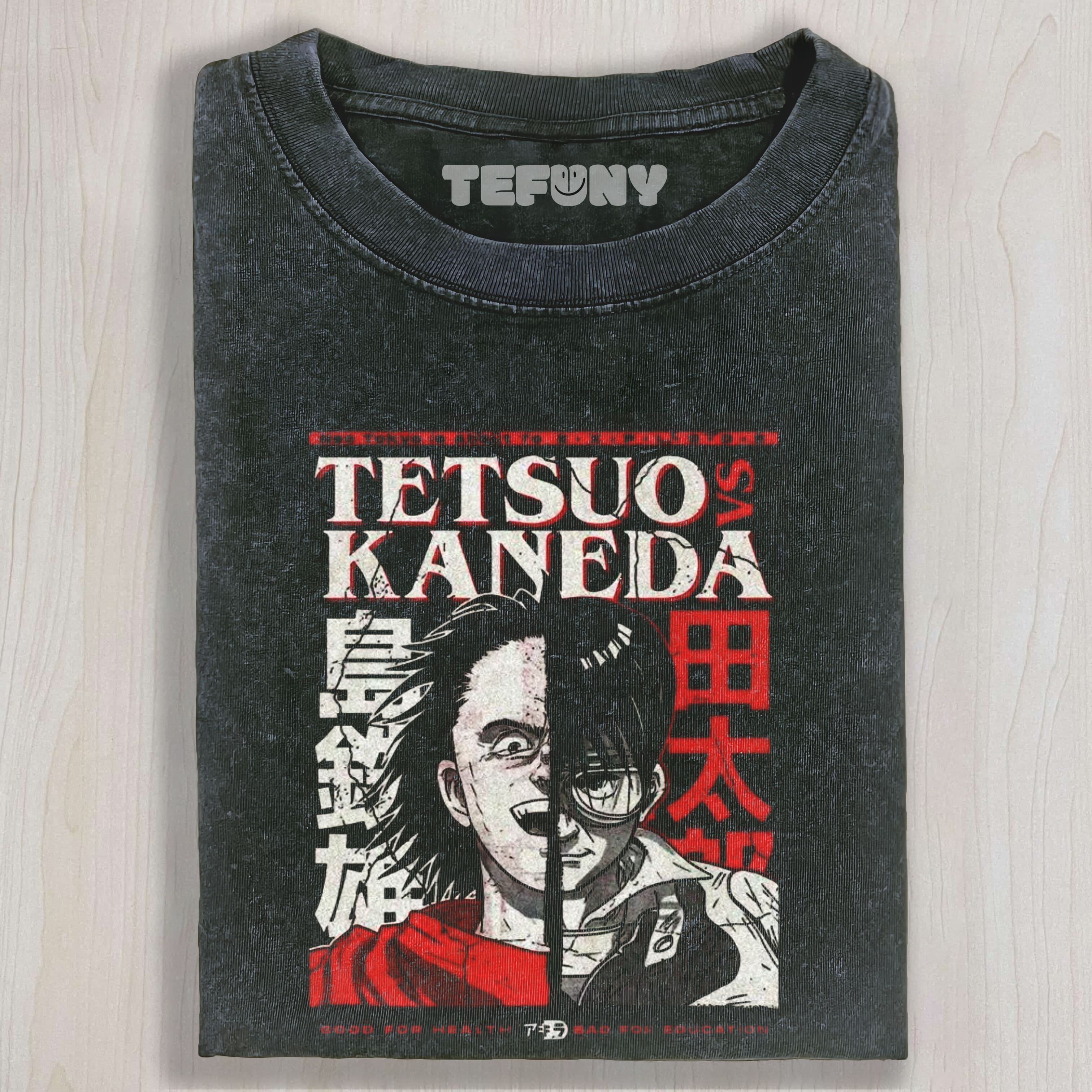 AKIRA TETSUO & KANEDA SPLIT UNISEX TEE, TANK TOP, LAYERED LS, SWEATSHIRT & HOODIE