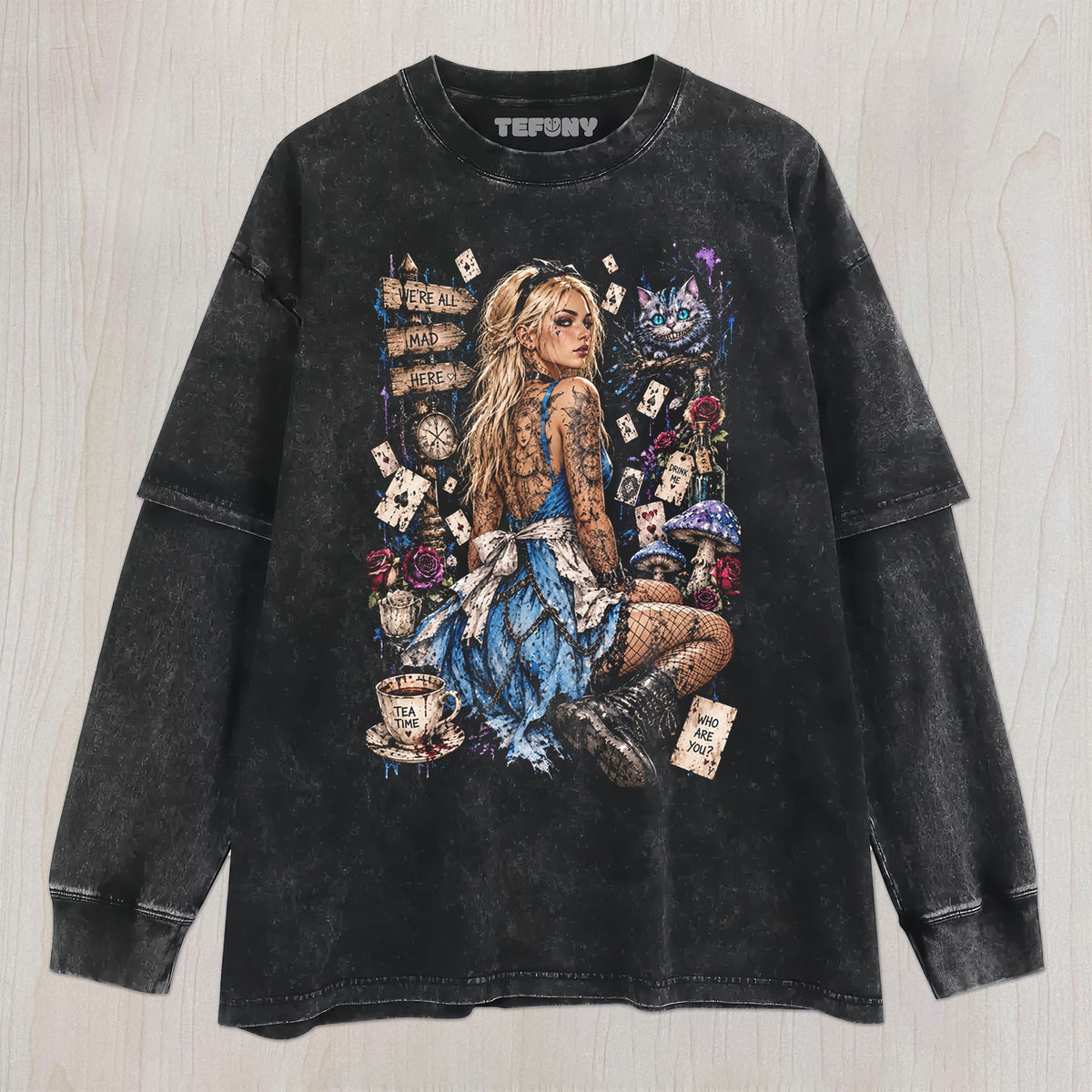 ALICE GOTHIC UNISEX TEE, TANK TOP, LAYERED LS, SWEATSHIRT & HOODIE