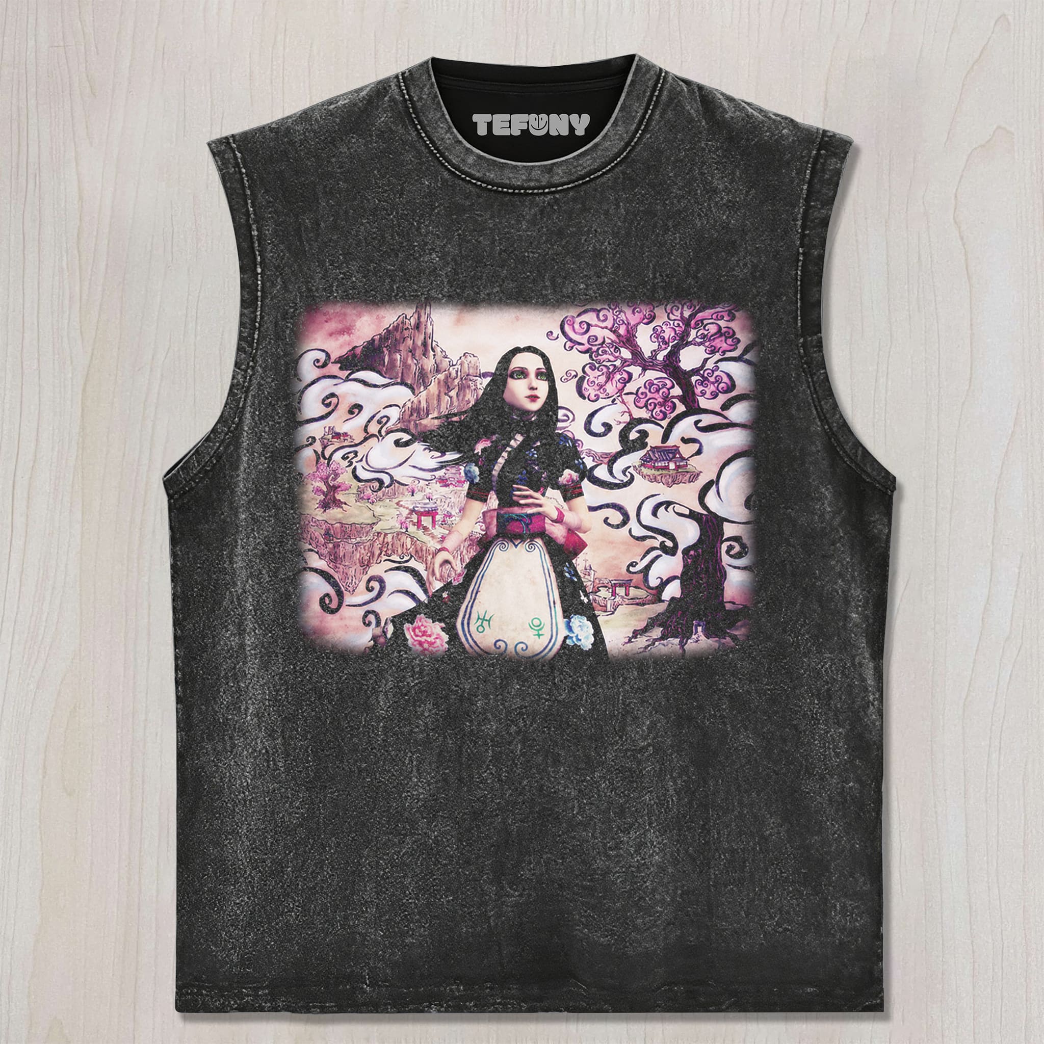 ALICE MADNESS RETURNS V10 UNISEX TEE, TANK TOP, LAYERED LS, SWEATSHIRT & HOODIE