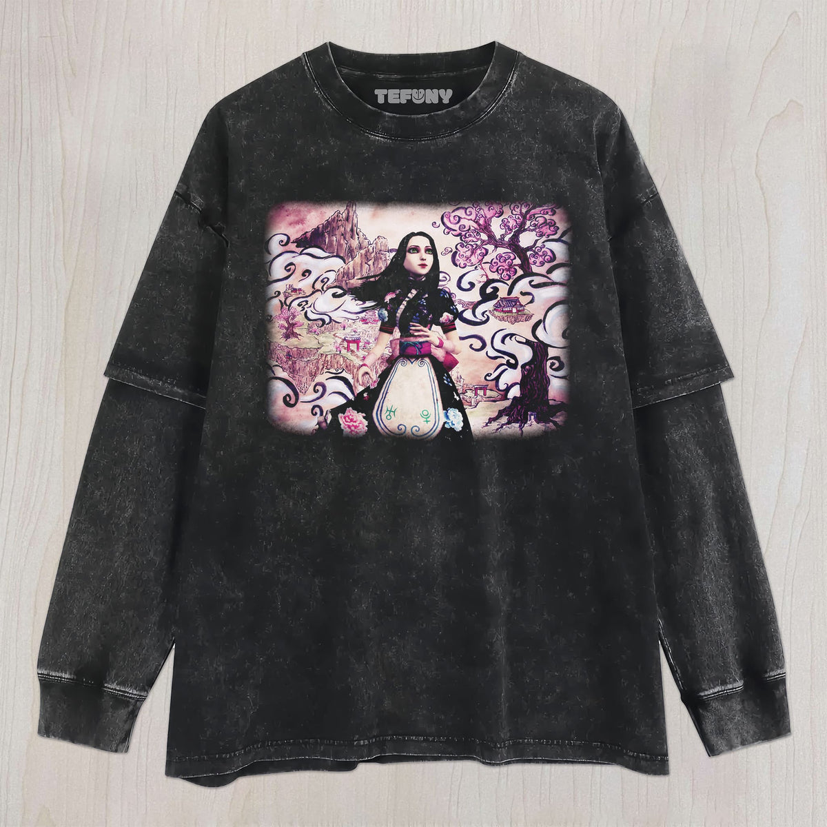 ALICE MADNESS RETURNS V10 UNISEX TEE, TANK TOP, LAYERED LS, SWEATSHIRT & HOODIE