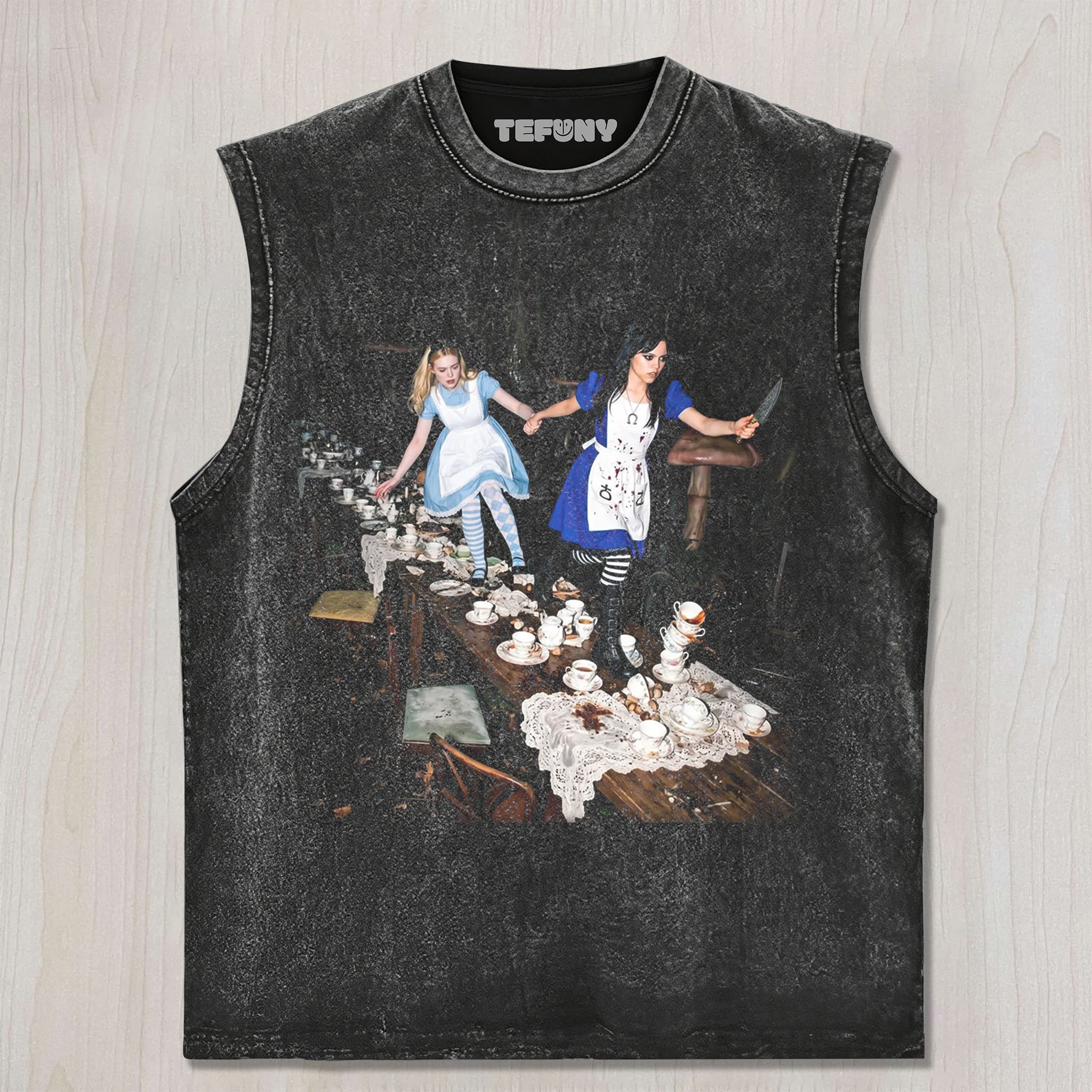 ALICE MADNESS RETURNS V6 UNISEX TEE, TANK TOP, LAYERED LS, SWEATSHIRT & HOODIE
