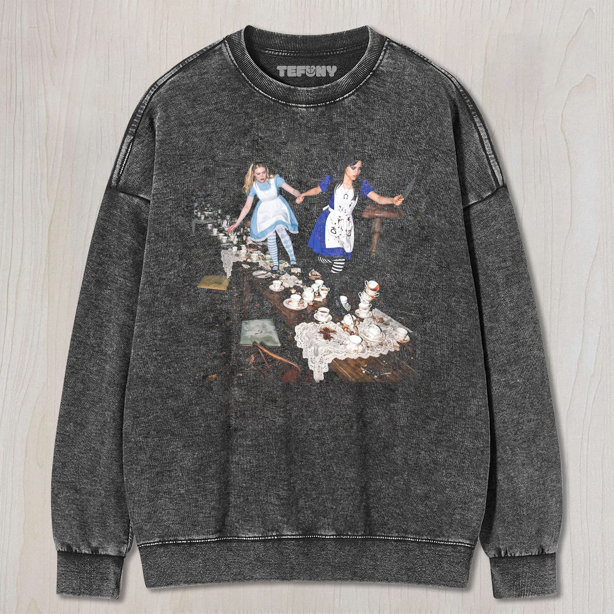 ALICE MADNESS RETURNS V6 UNISEX TEE, TANK TOP, LAYERED LS, SWEATSHIRT & HOODIE