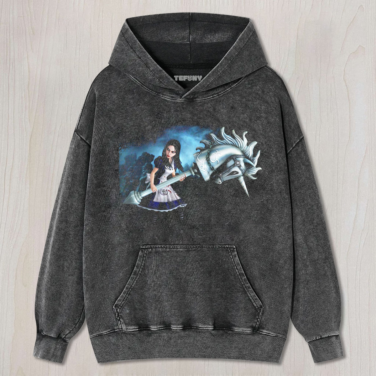 ALICE MADNESS RETURNS V7 UNISEX TEE, TANK TOP, LAYERED LS, SWEATSHIRT & HOODIE