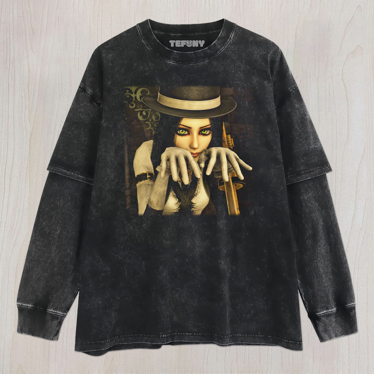 ALICE MADNESS RETURNS V8 UNISEX TEE, TANK TOP, LAYERED LS, SWEATSHIRT & HOODIE