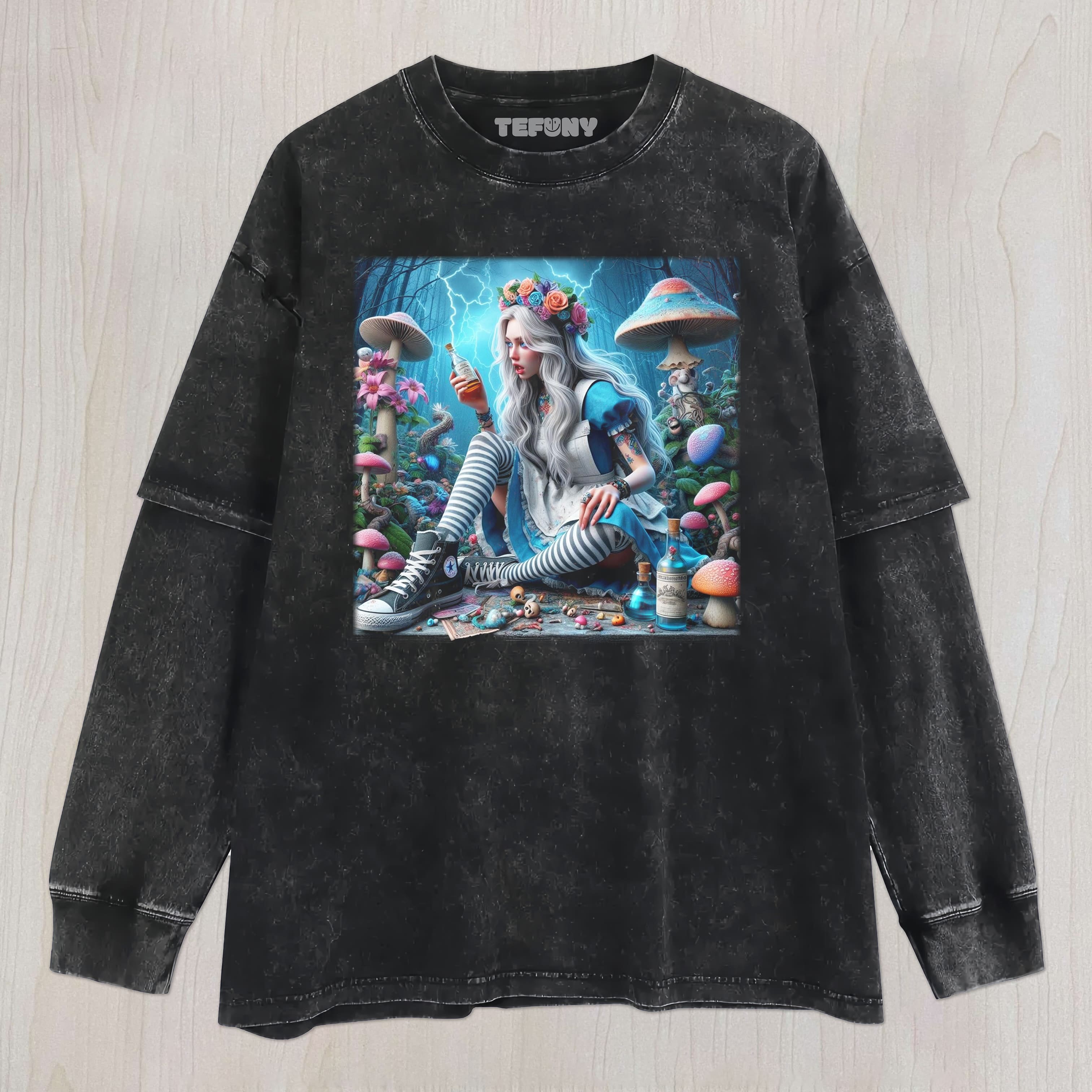 ALICE DARK PUNK UNISEX TEE, TANK TOP, LAYERED LS, SWEATSHIRT & HOODIE