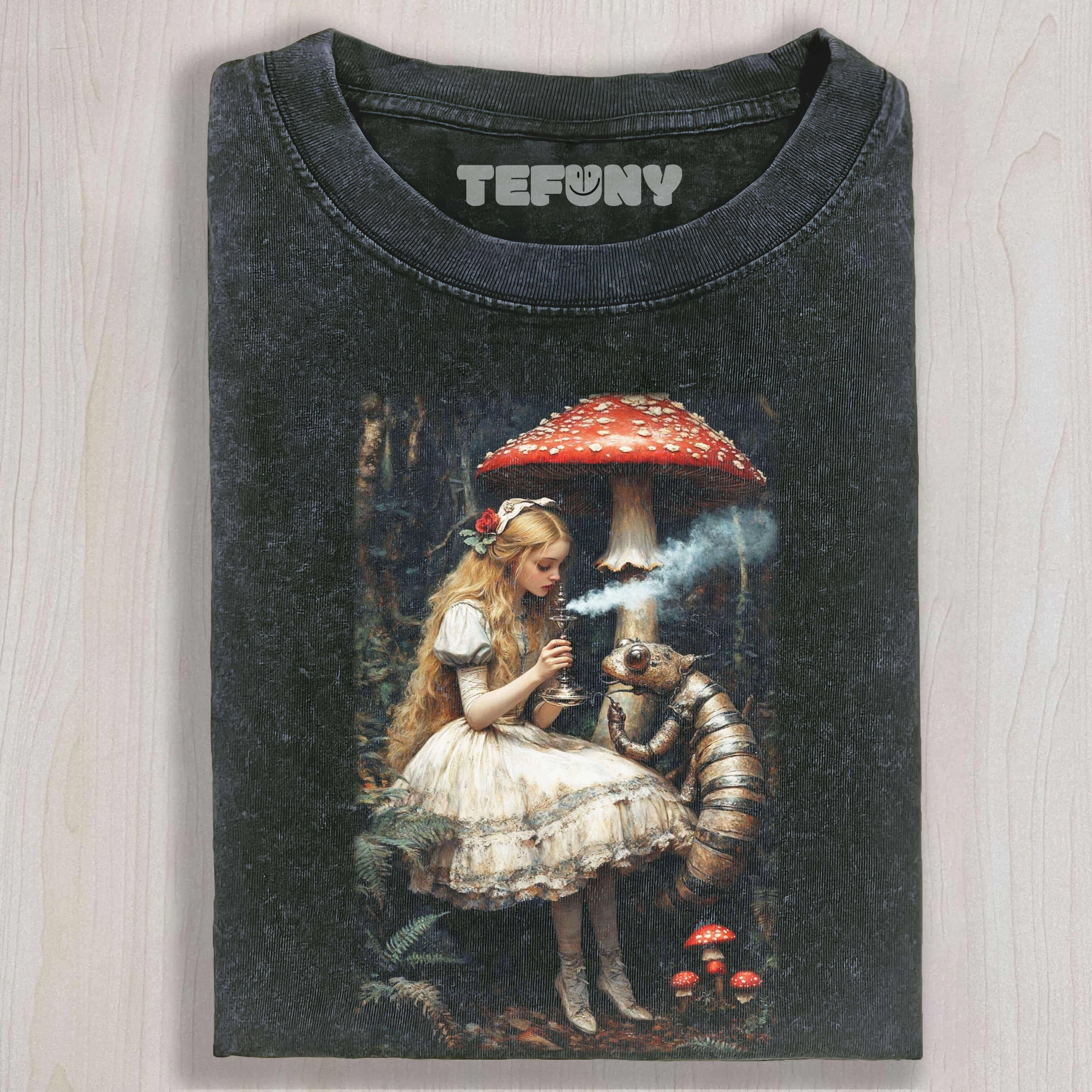 ALICE ENCOUNTERS THE CATERPILLAR TEE & SWEAT & HOOD