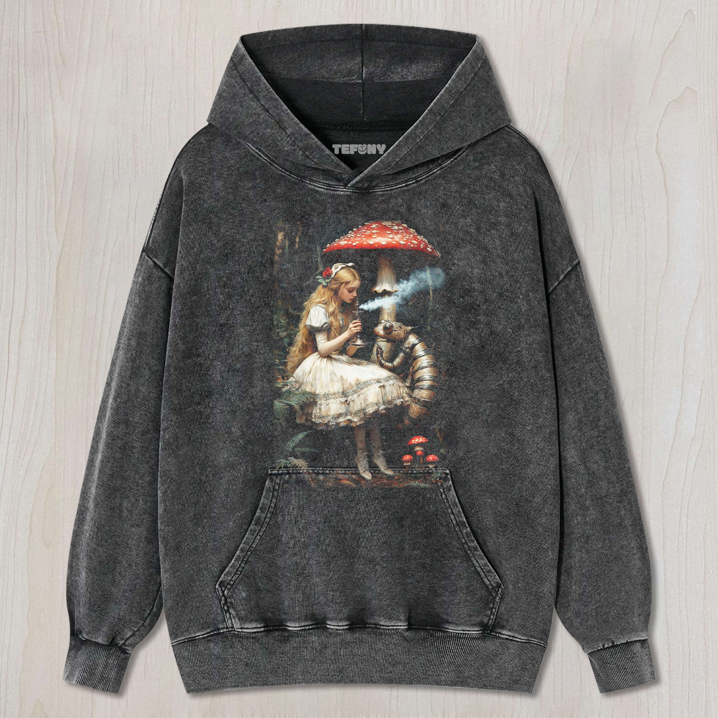 ALICE ENCOUNTERS THE CATERPILLAR TEE & SWEAT & HOOD