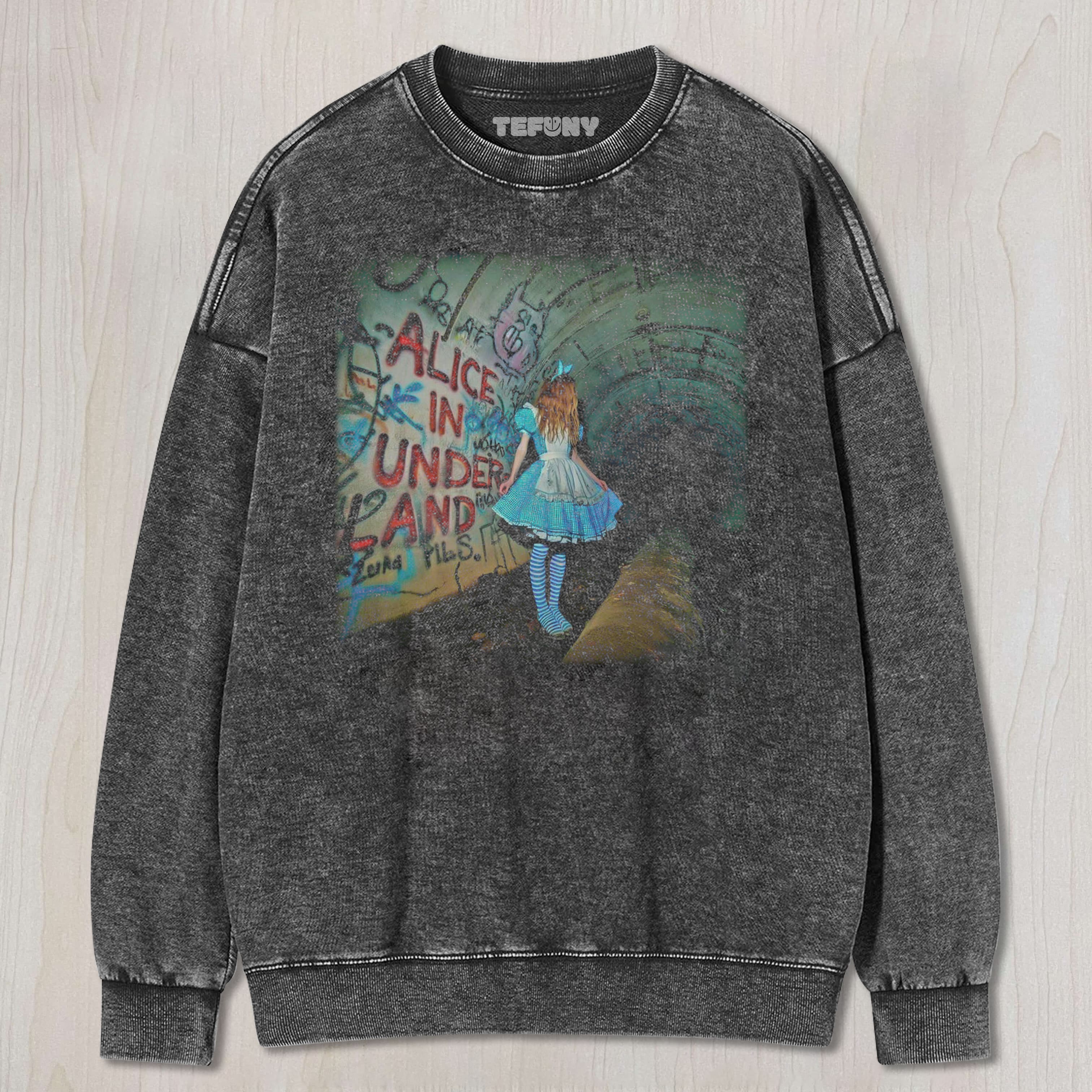 ALICE IN UNDERLAND TEE & SWEAT & HOOD