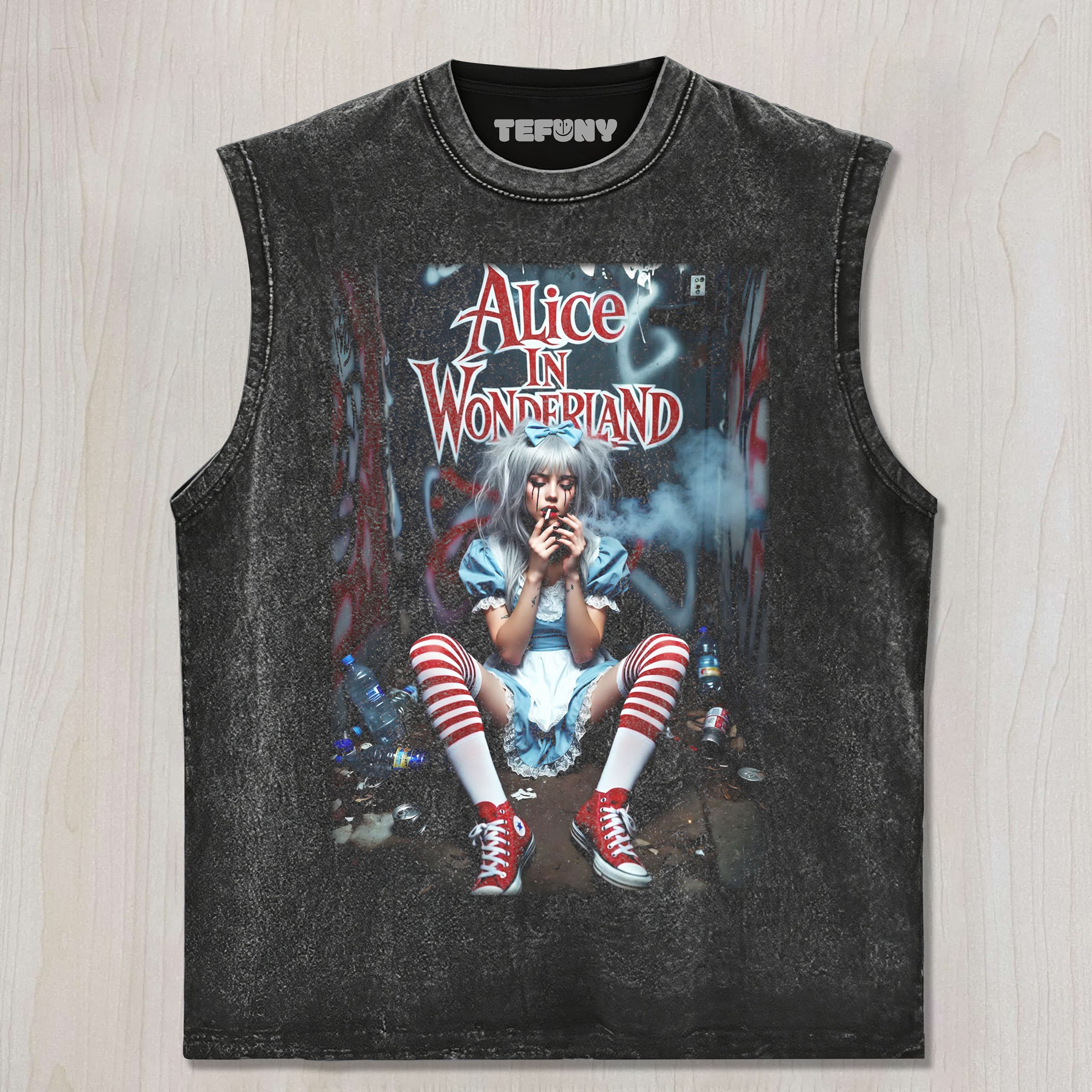 ALICE IN WONDERLAND N4 UNISEX TEE, TANK TOP, LAYERED LS, SWEATSHIRT & HOODIE