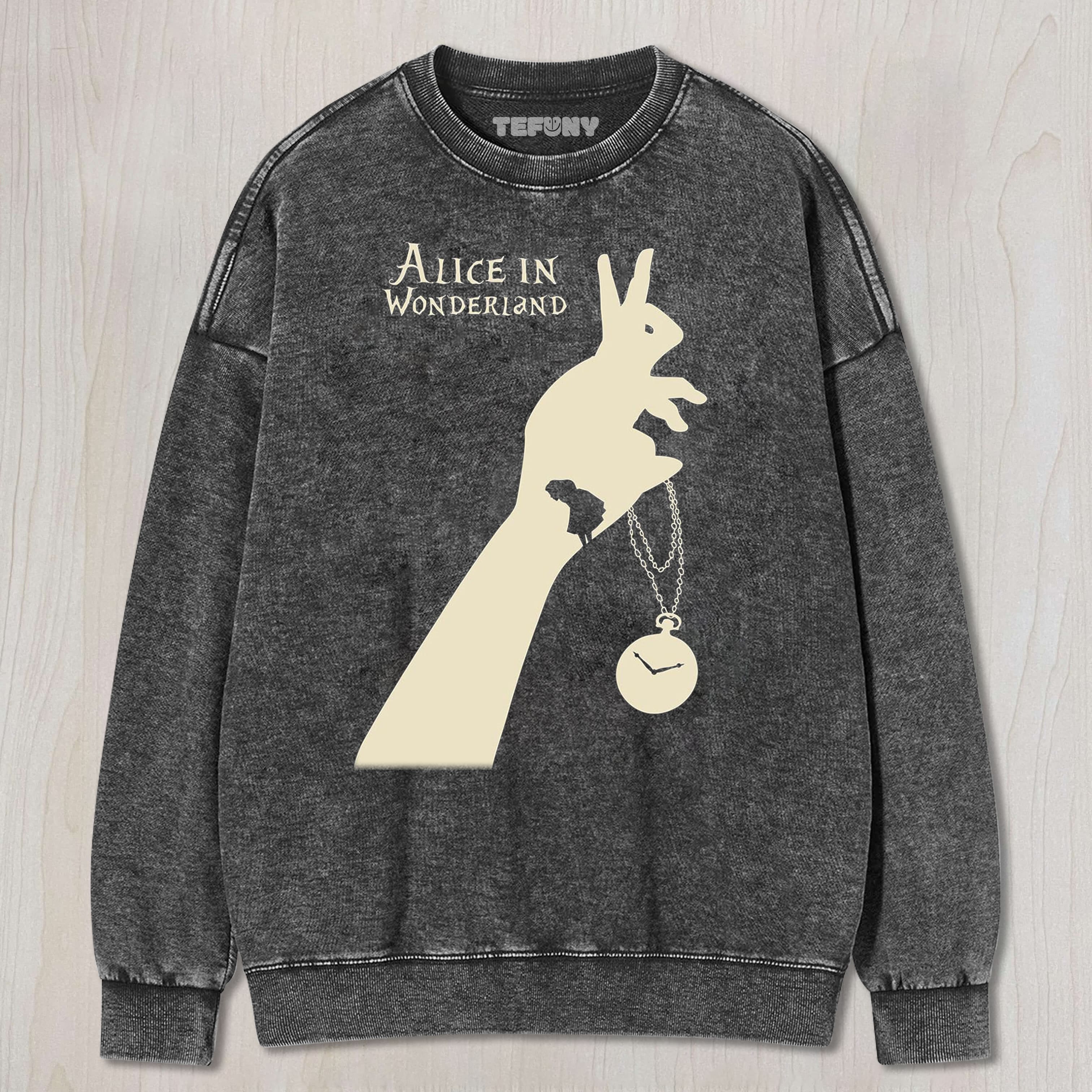 ALICE IN WONDERLAND N5 UNISEX TEE, TANK TOP, LAYERED LS, SWEATSHIRT & HOODIE